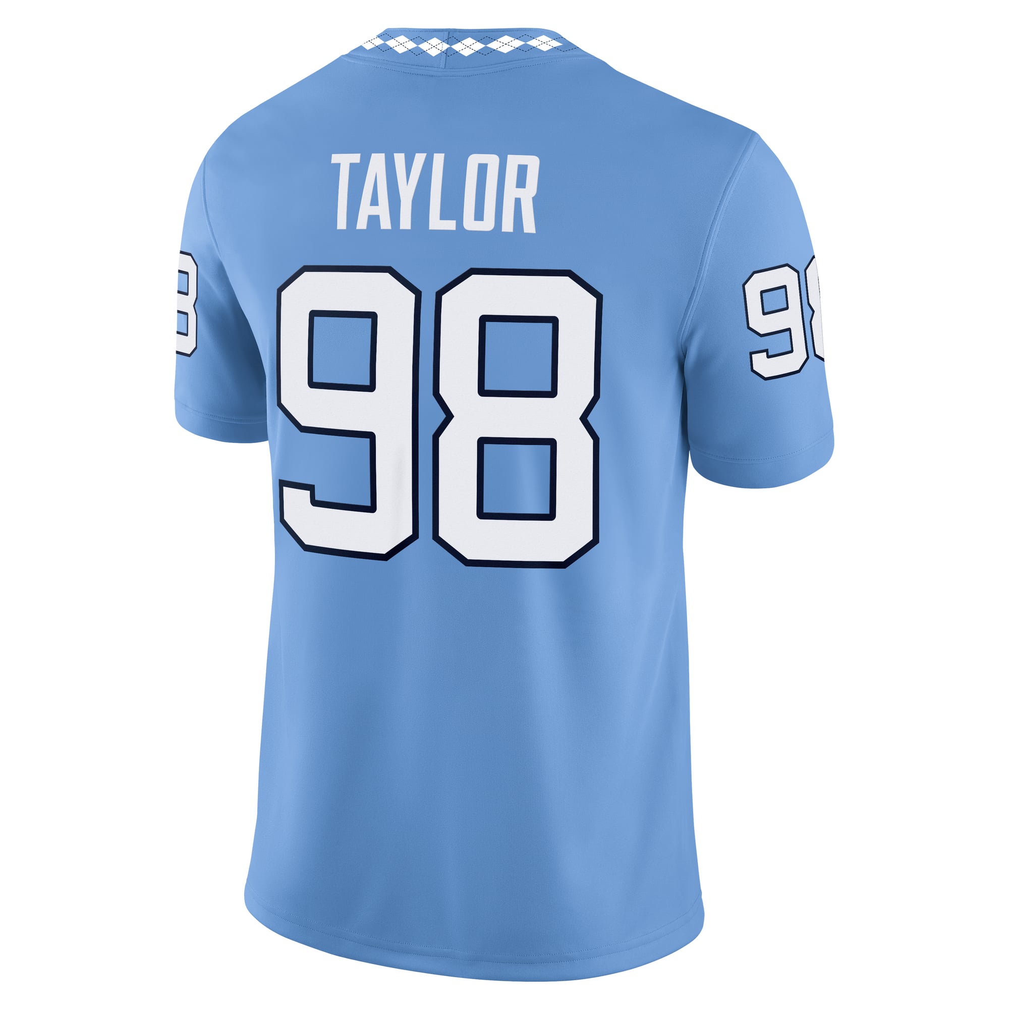 Lawrence Taylor North Carolina Tar Heels Alumni Home Jersey Carolina Blue - back view