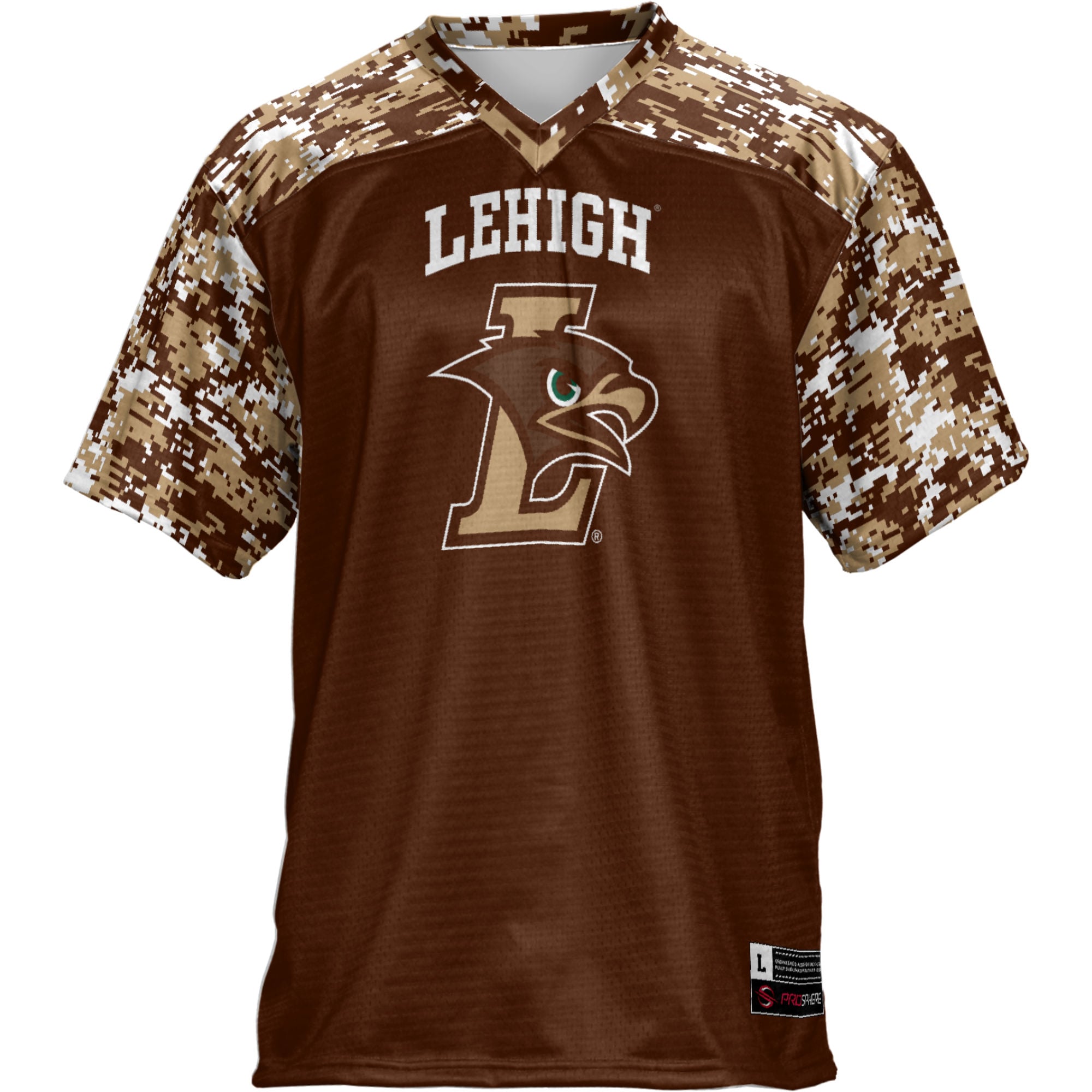 Lehigh Mountain Hawks Football Jersey Brown - front view