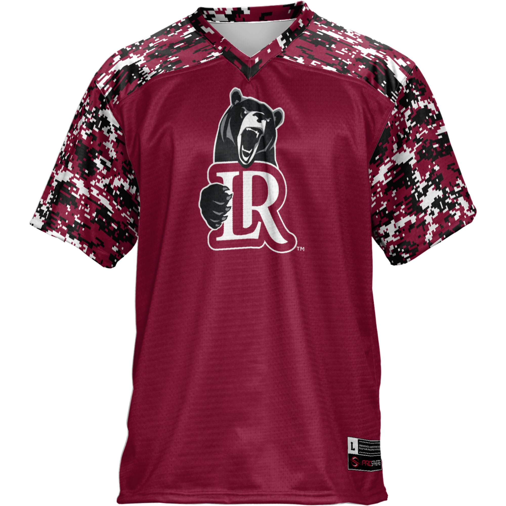 Lenoir Rhyne Bears Football Jersey Blue - front view