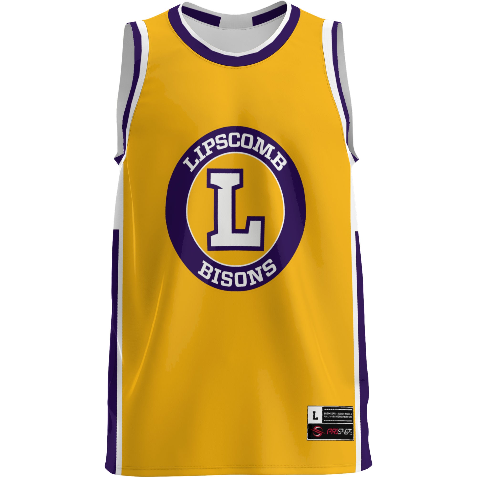 Lipscomb Bisons Lightweight Basketball Jersey Purple - front view