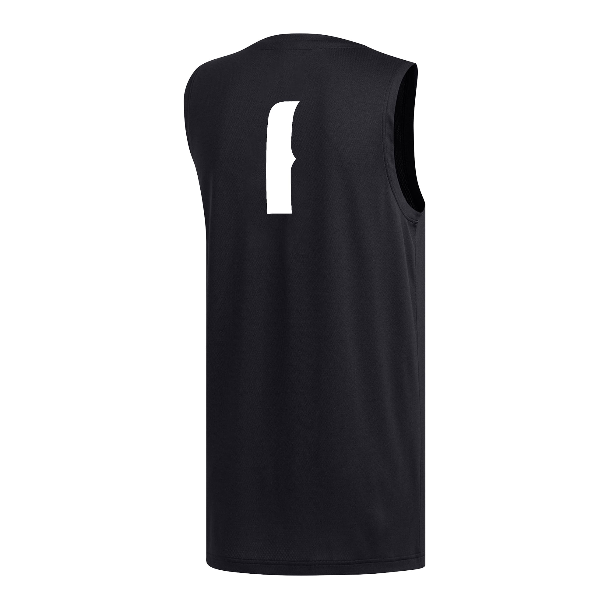 #1 Louisiana Ragin' Cajuns Basketball Jersey Black - back view