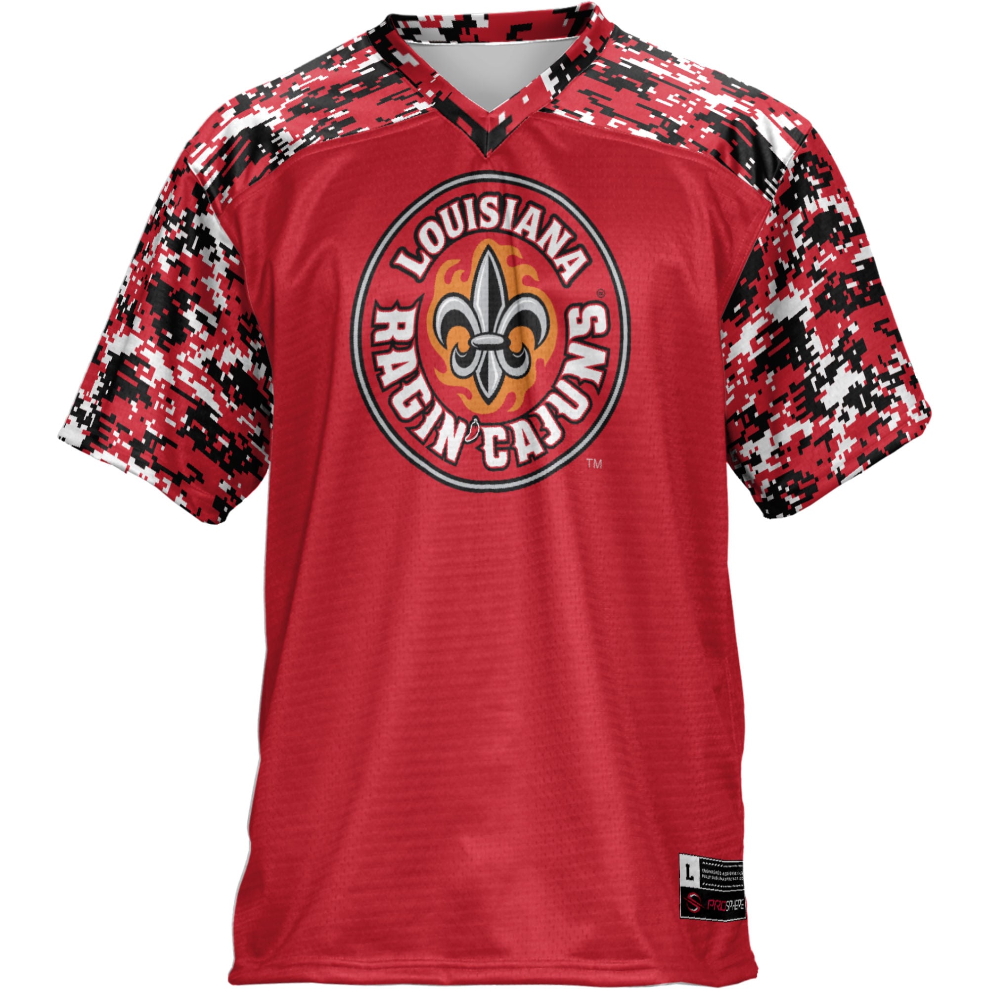 Louisiana Ragin' Cajuns Football Jersey Maroon - front view