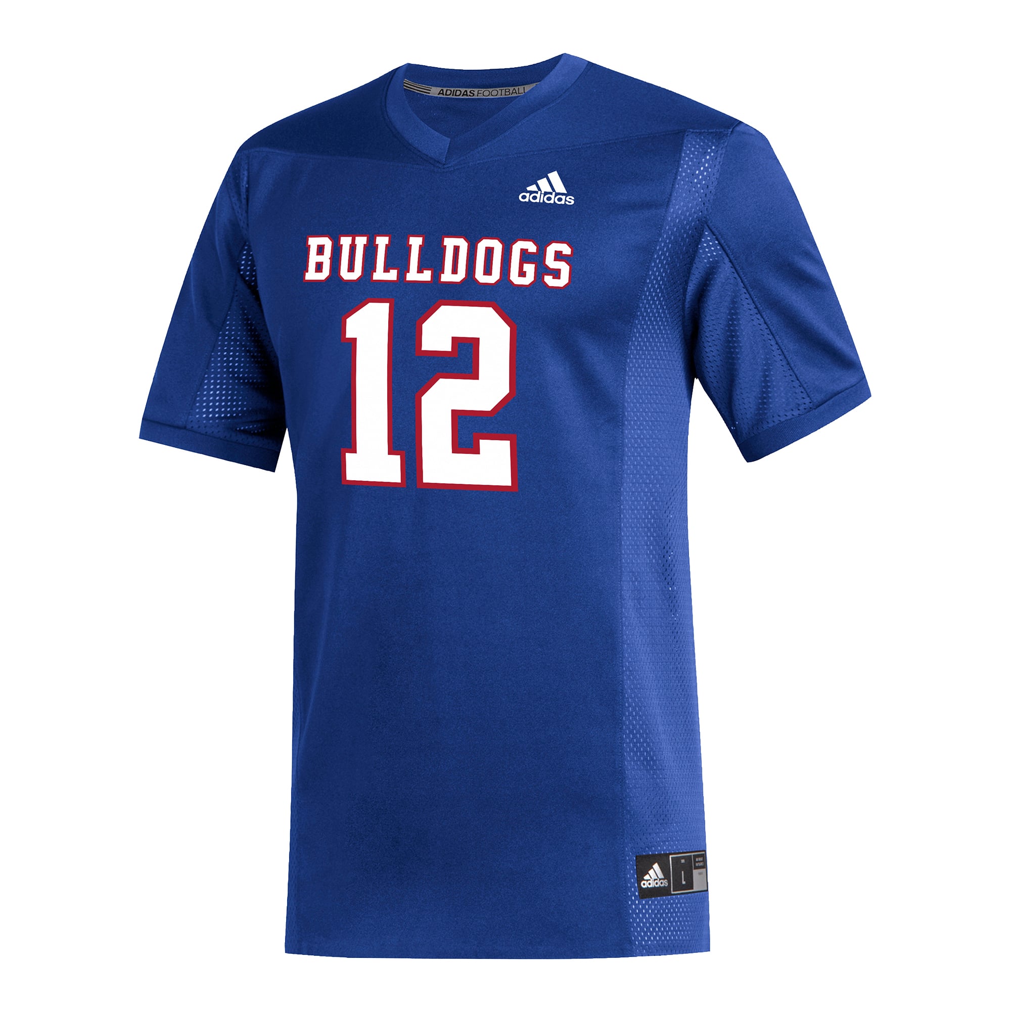 #1 Louisiana Tech Bulldogs Football Jersey Royal - front view