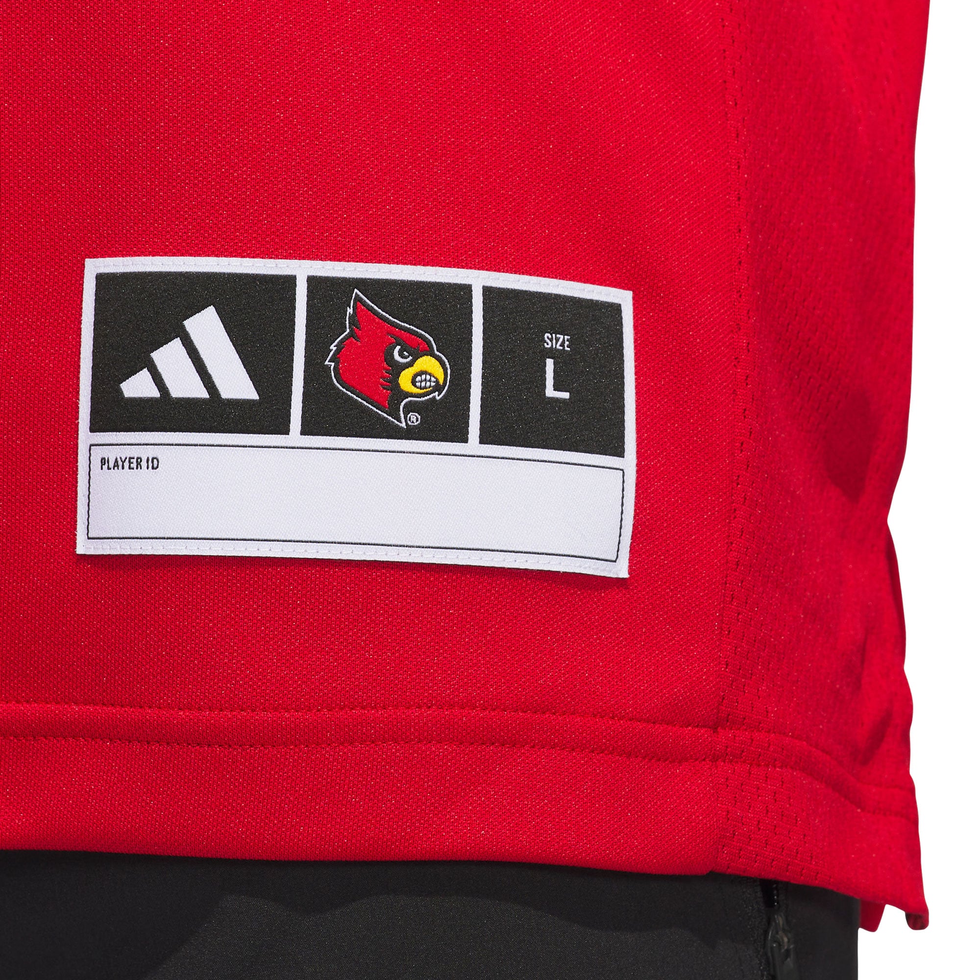 #24 Louisville Cardinals Alternate Strategy Jersey Red - back view
