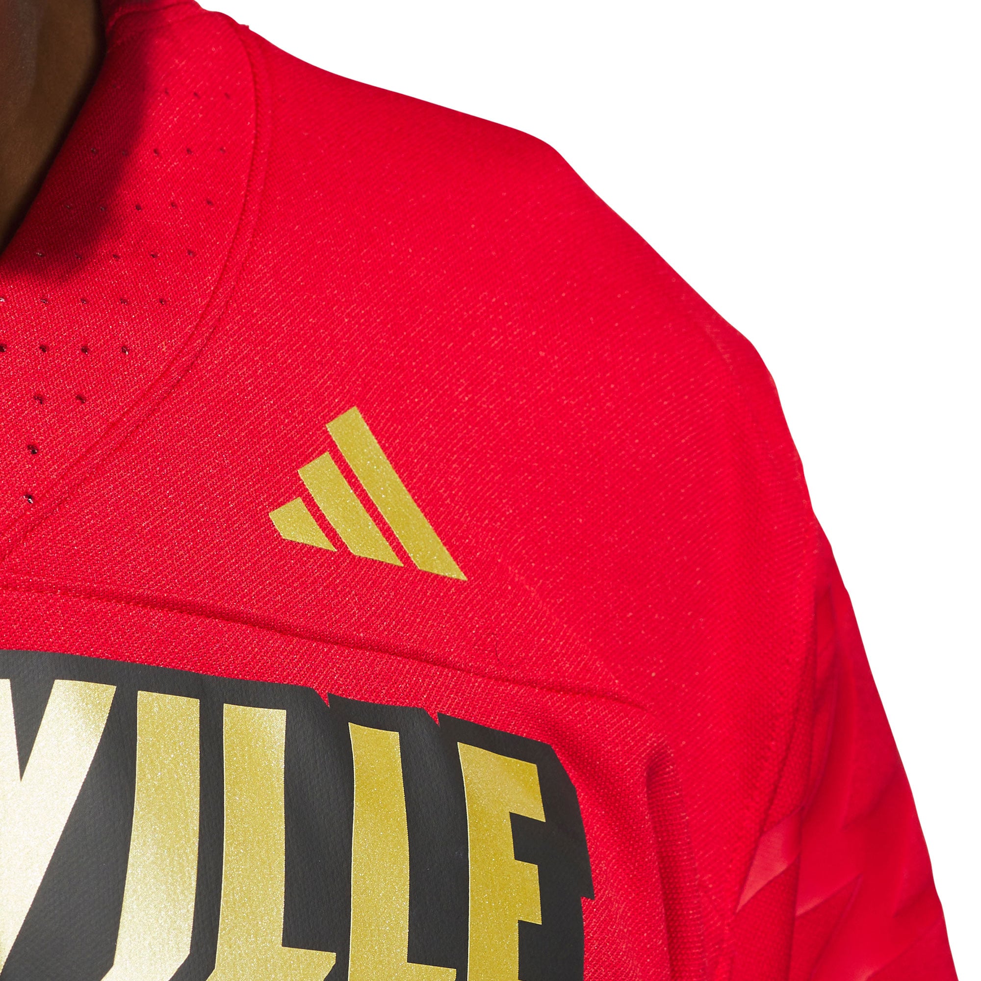 #24 Louisville Cardinals Alternate Strategy Jersey Red - front view