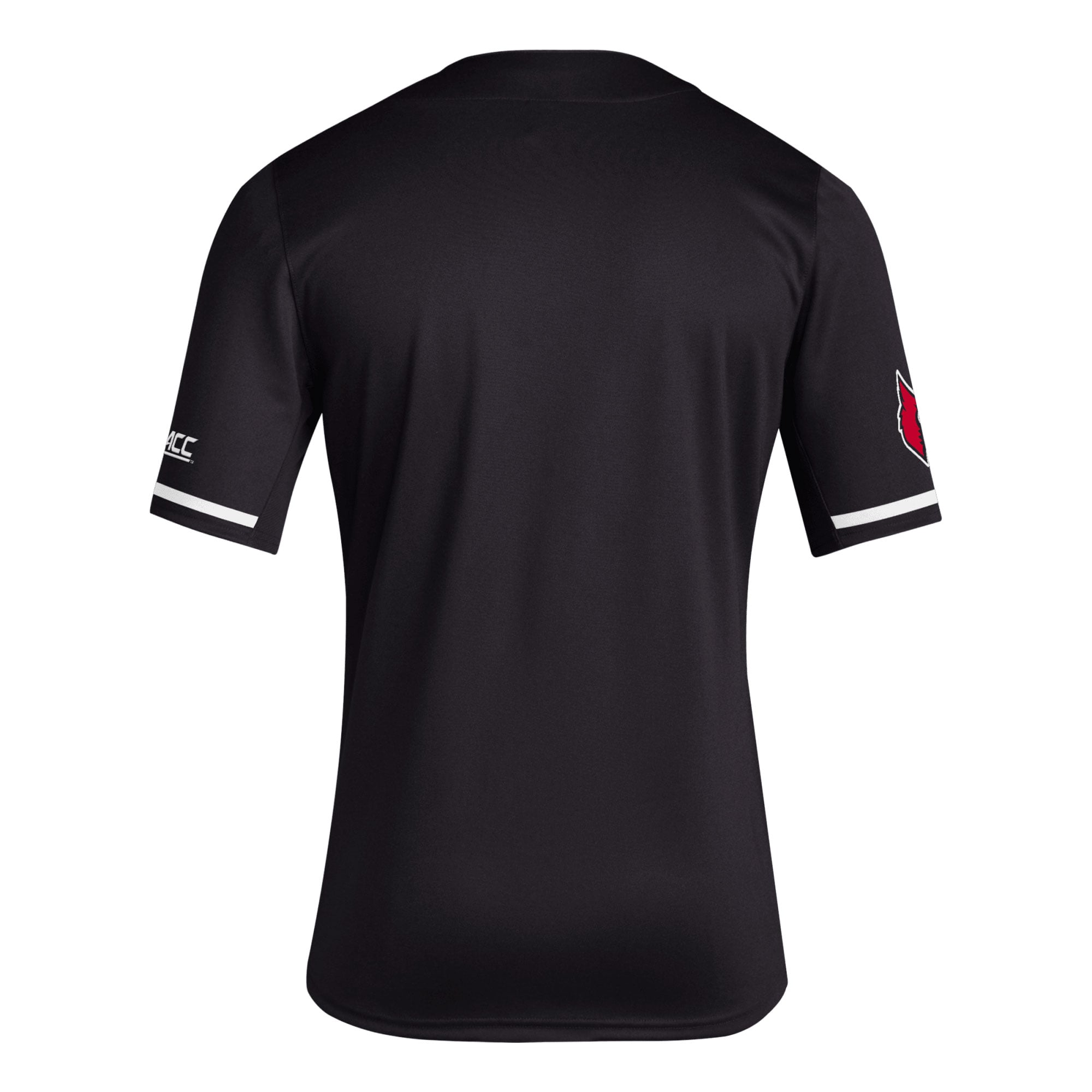 Louisville Cardinals Baseball Jersey Black - back view