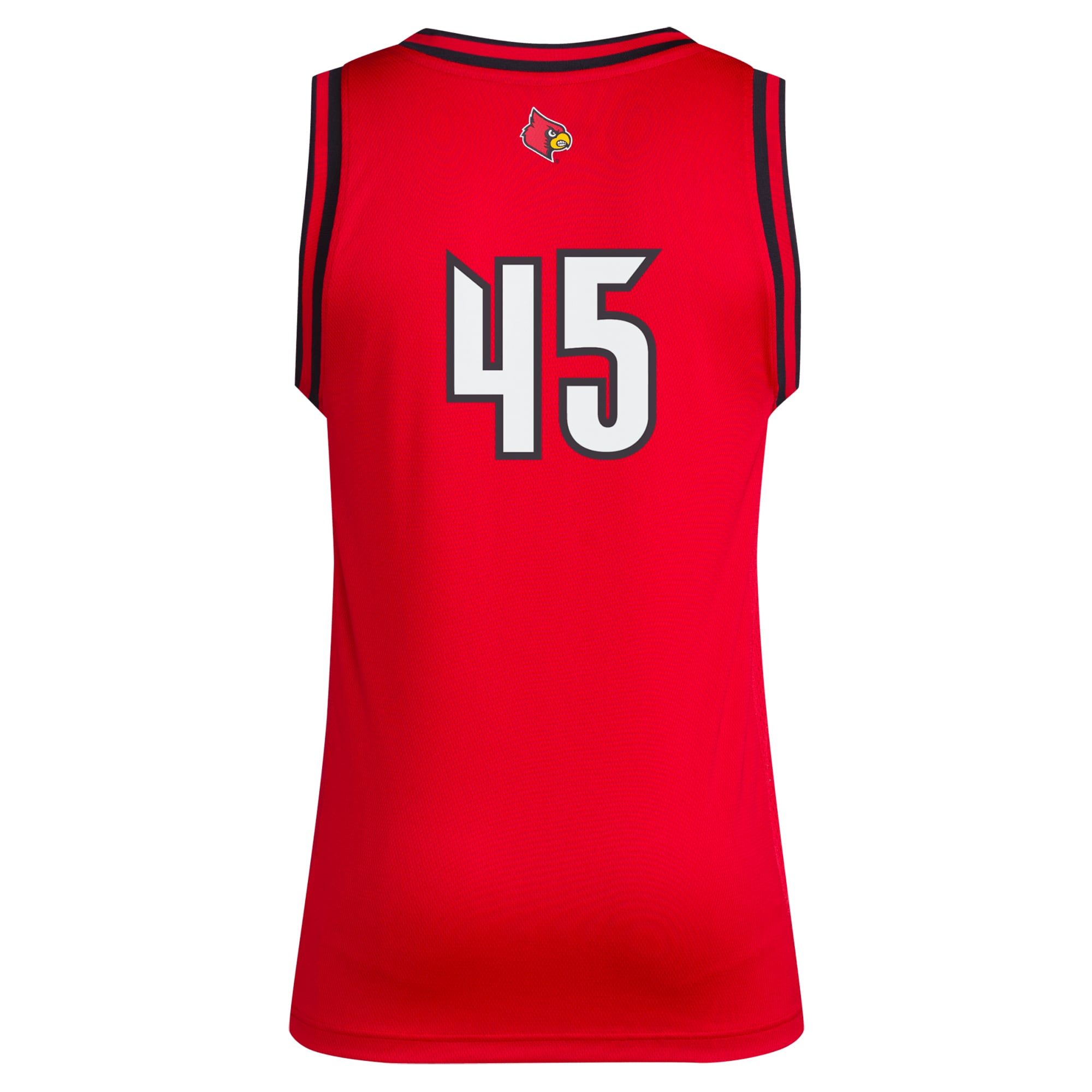 #45 Louisville Cardinals Jersey Red - back view