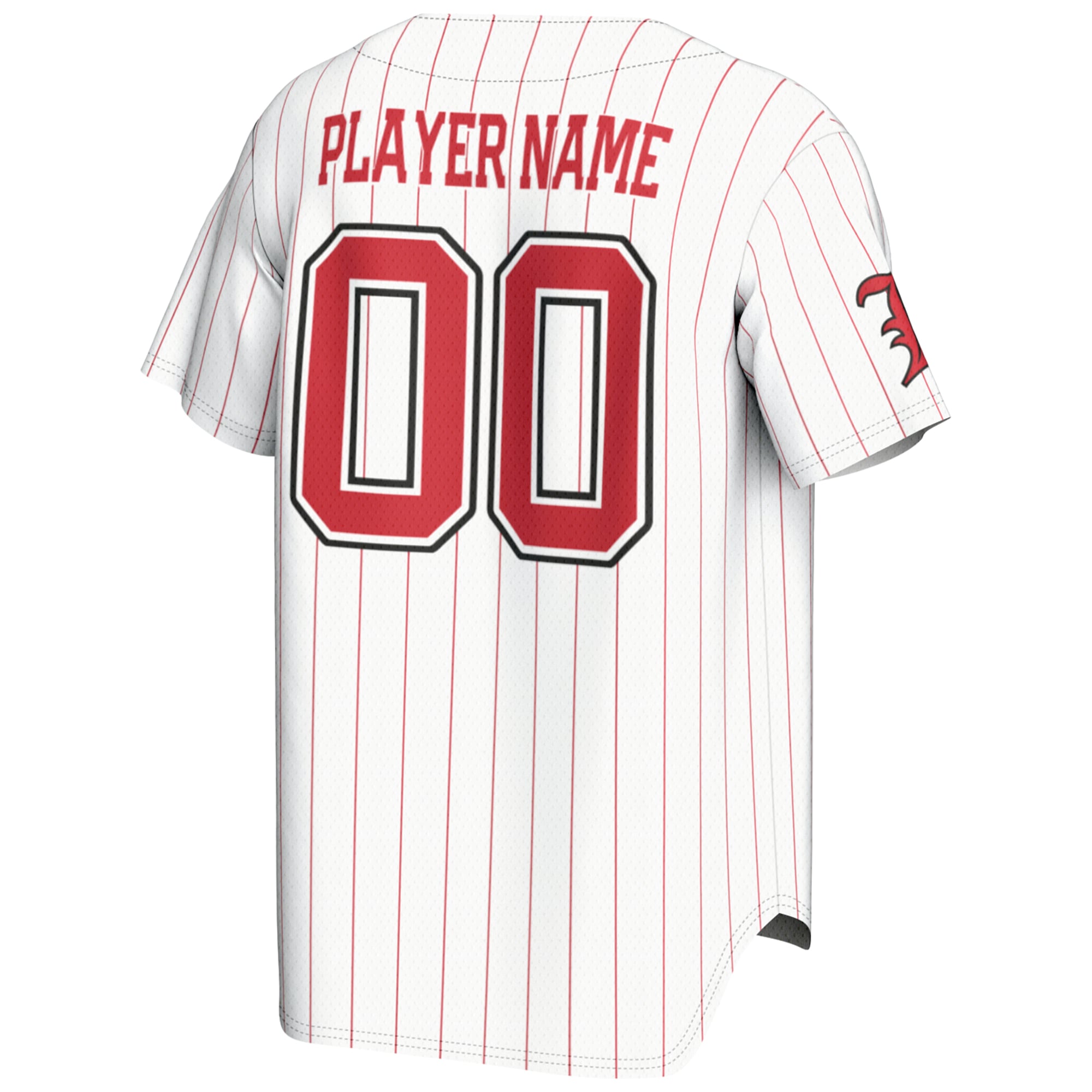 Louisville Cardinals Lightweight Baseball Jersey White - back view