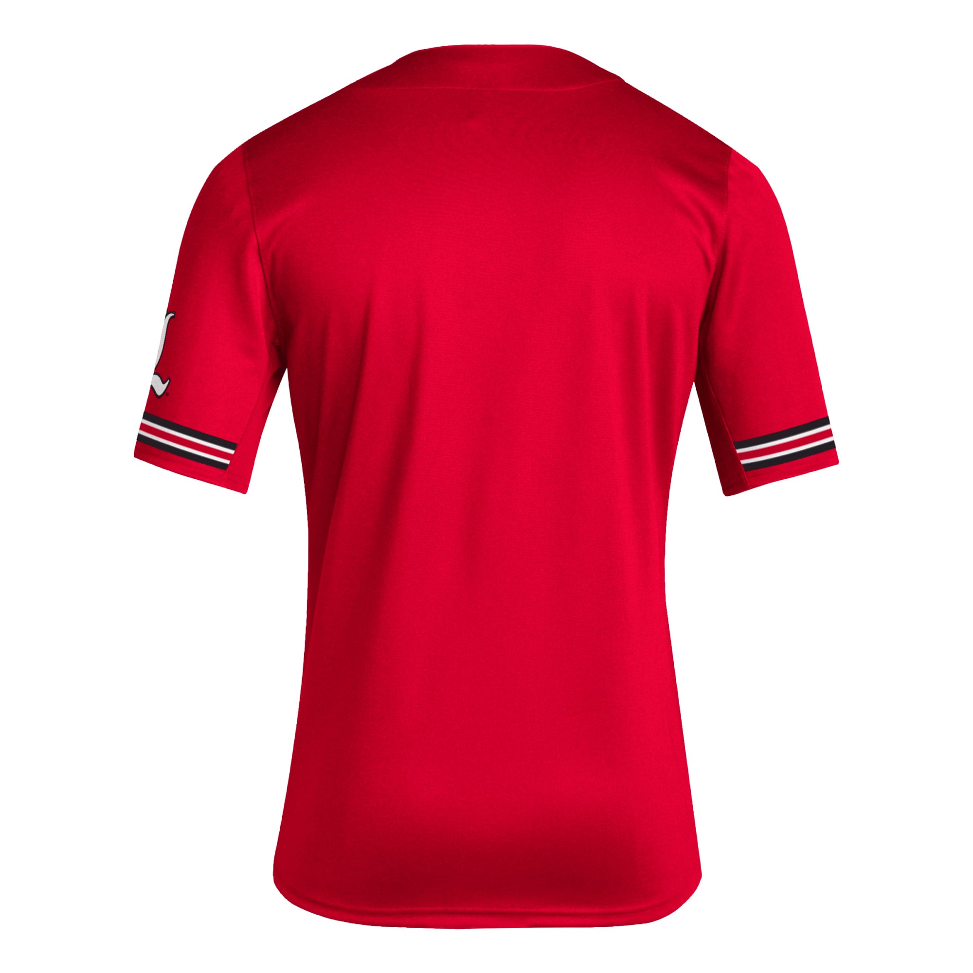 Louisville Cardinals Reverse Retro Baseball Jersey Red - back view