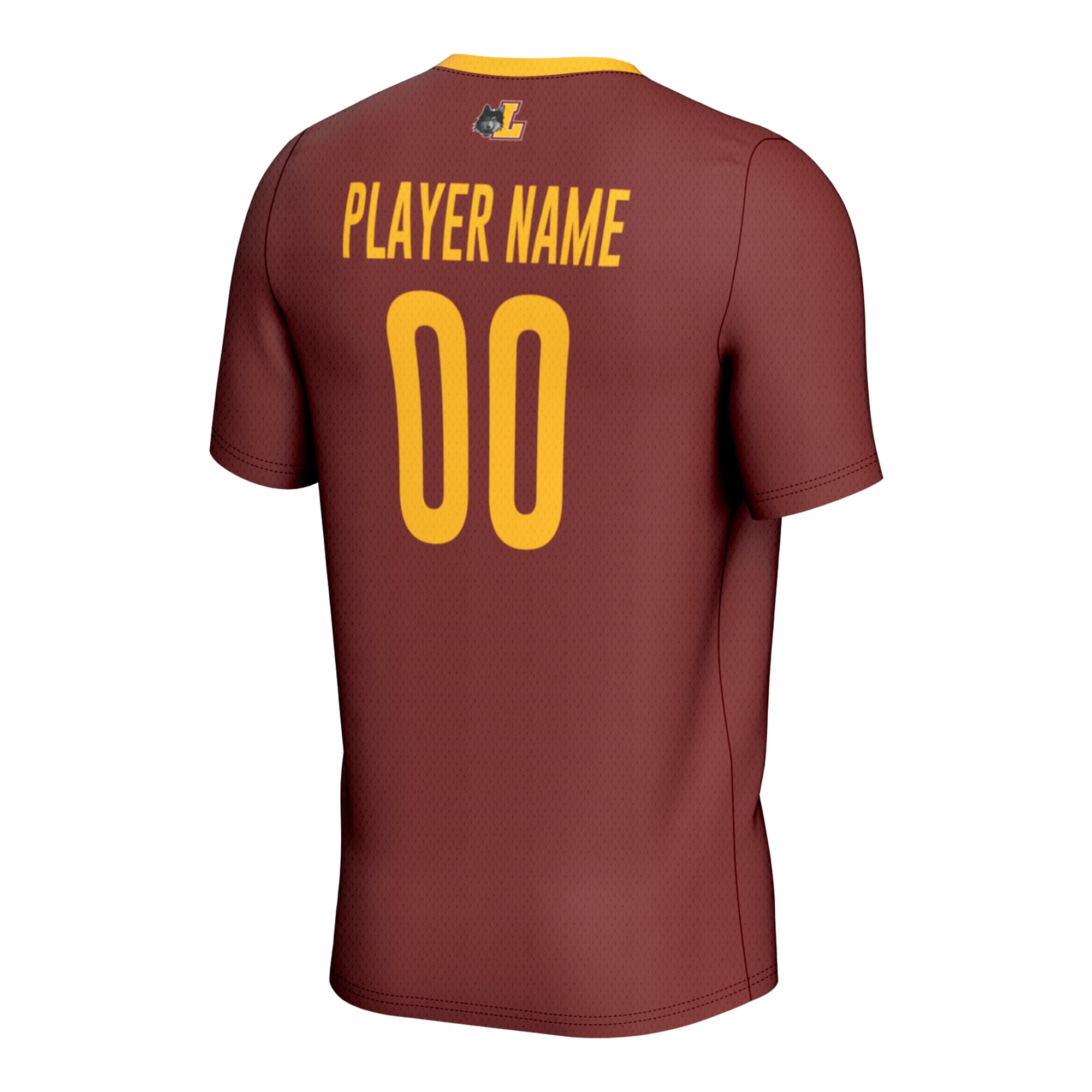 Loyola Chicago Ramblers Youth Lightweight Men's Soccer Jersey Maroon - back view