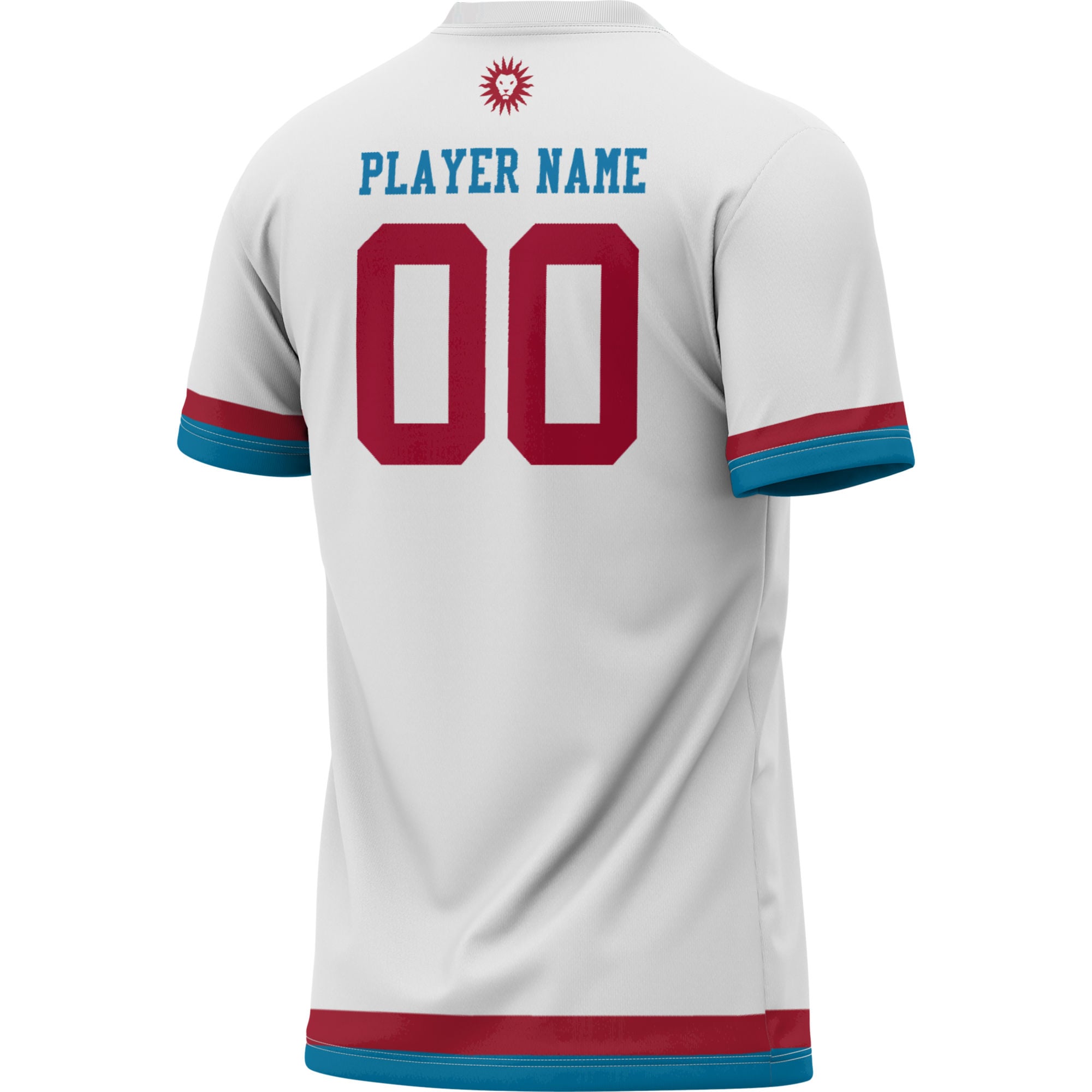 Loyola Marymount Lions U Lightweight Soccer Jersey White - back view
