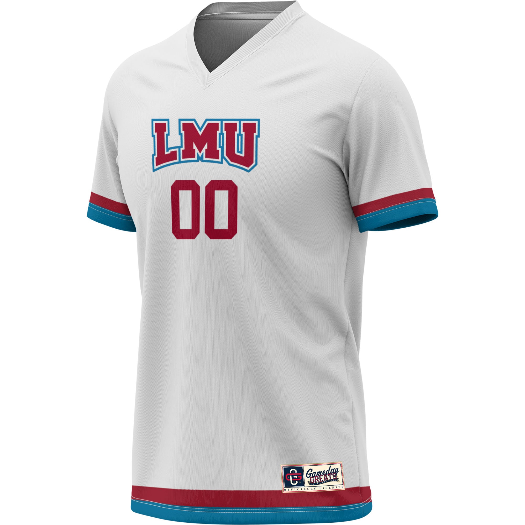 Loyola Marymount Lions Youth Lightweight Women's Soccer Jersey White - front view