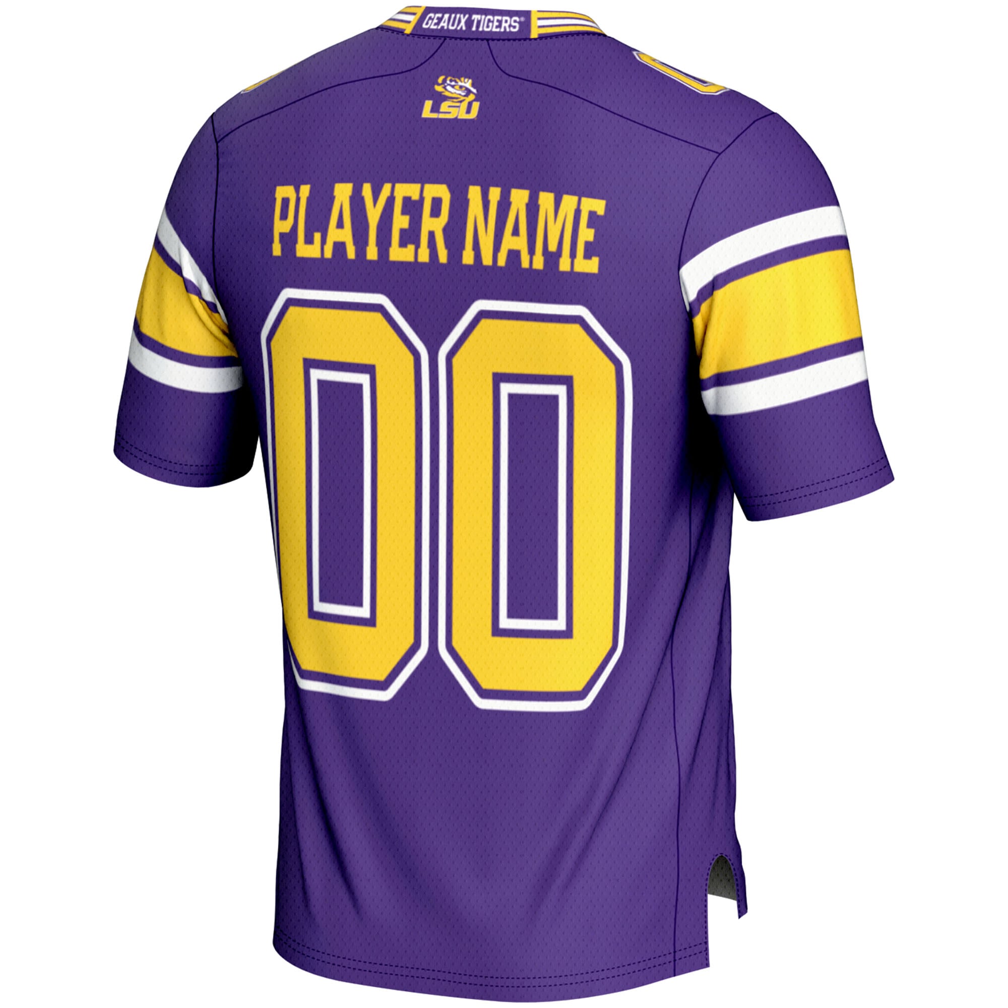 LSU Tigers Football Jersey Purple - back view