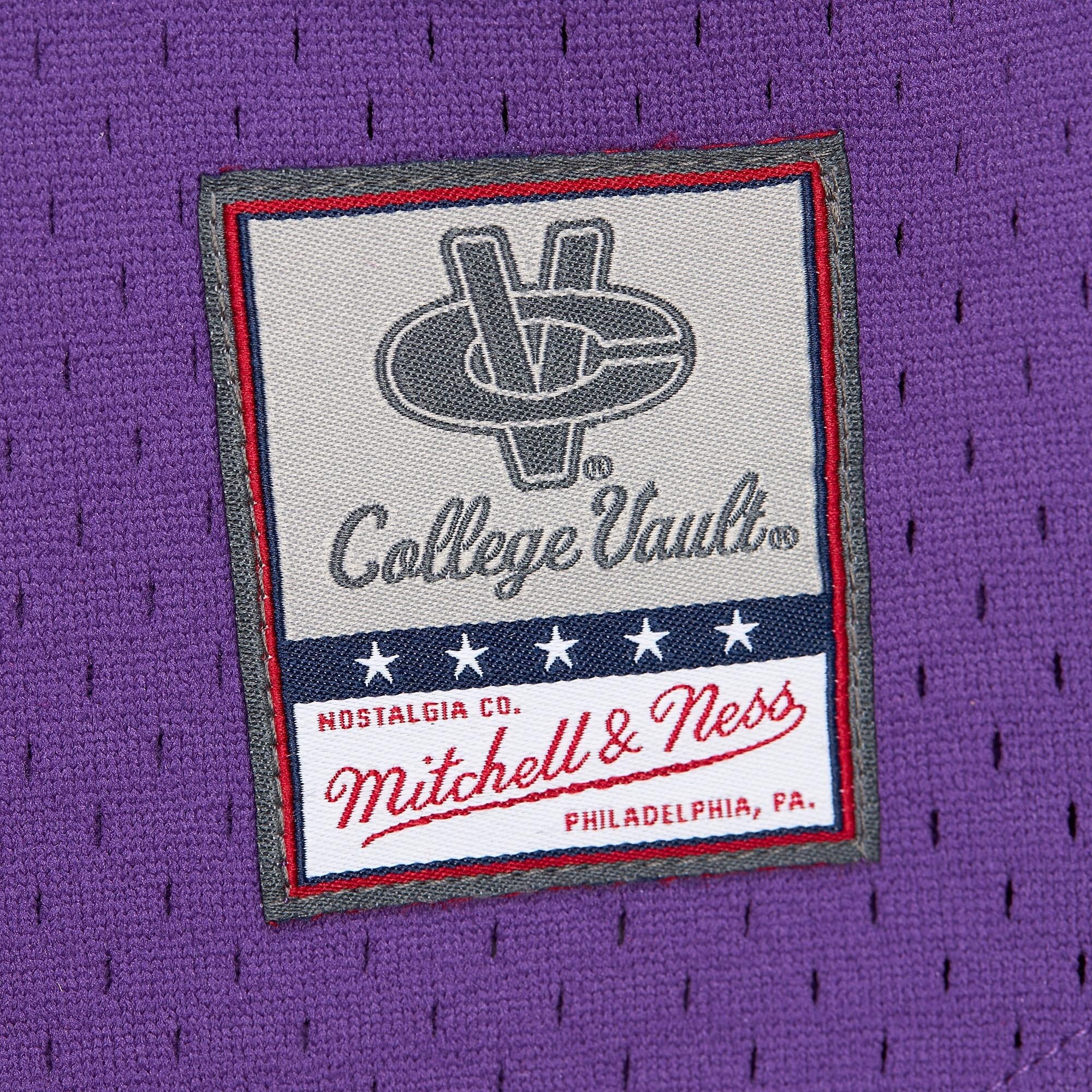 LSU Tigers Game Time Vintage Mesh Button Front Top Purple - detail view 2