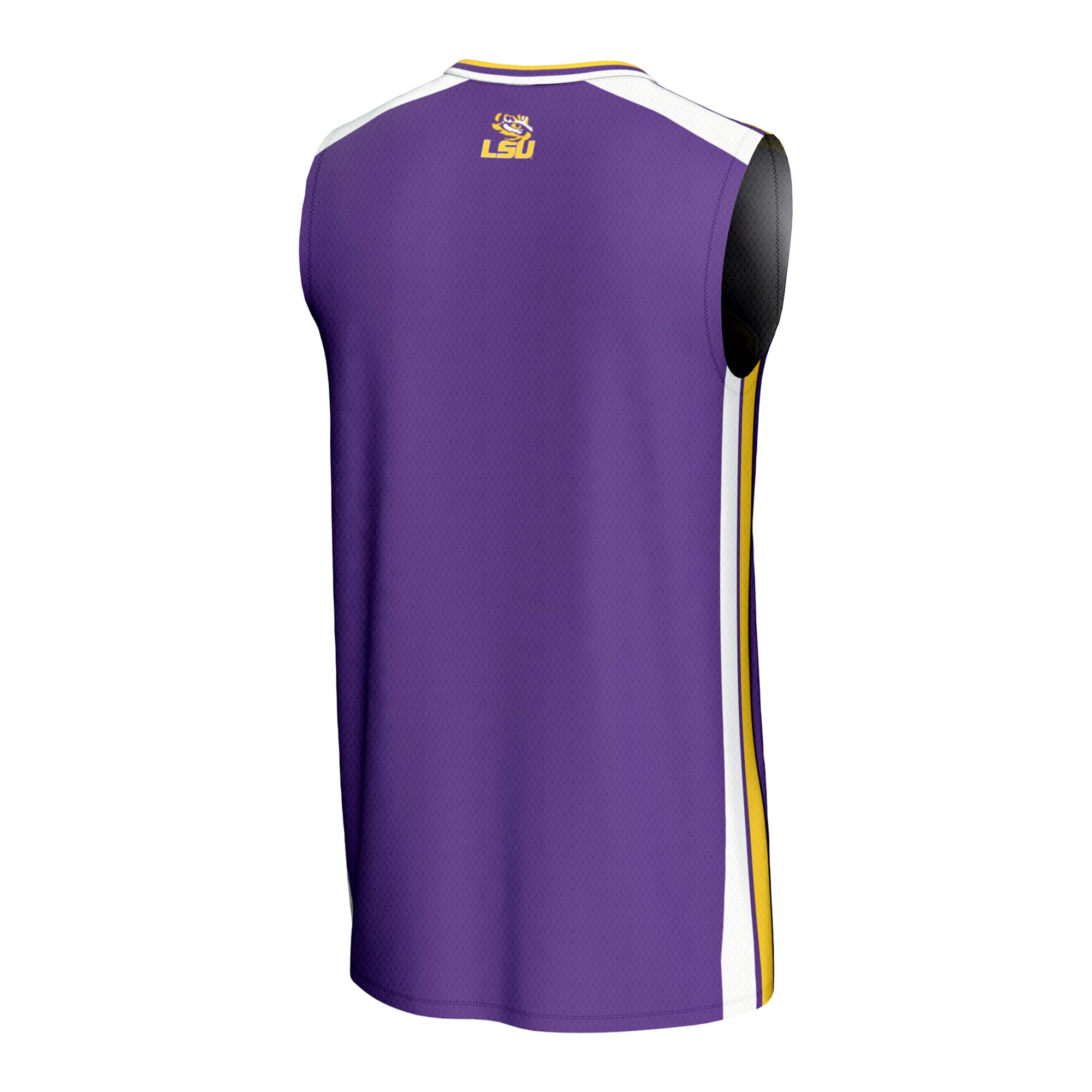 LSU Tigers Spirit Basketball Jersey Purple - back view