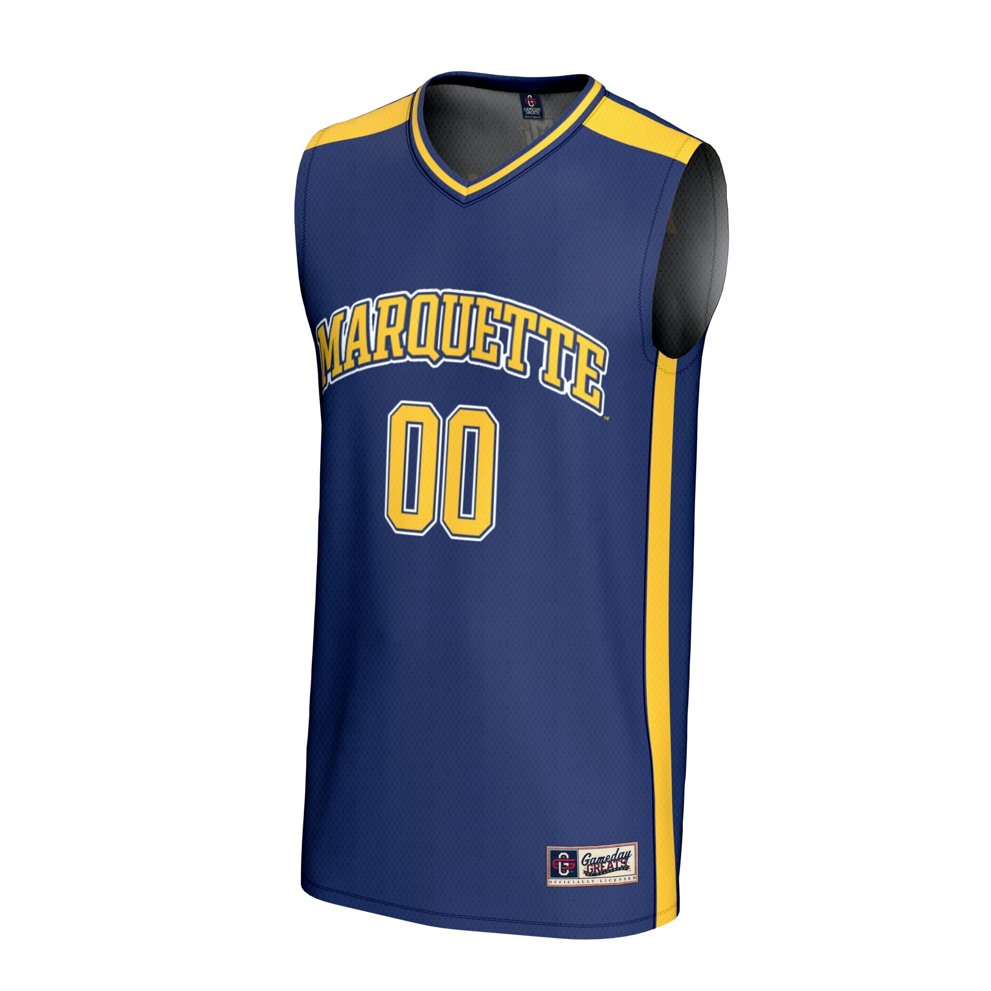 Marquette Golden Eagles Lightweight Basketball Fashion Jersey Blue - front view