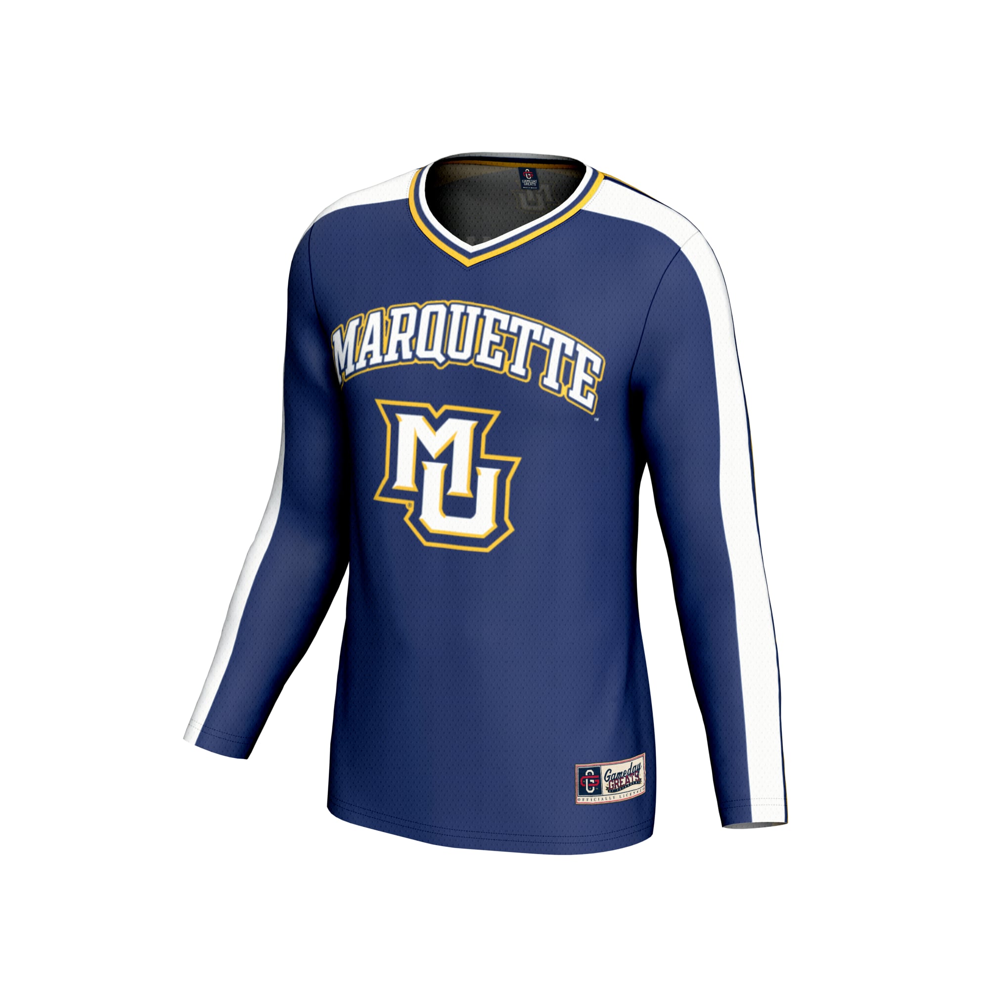 Marquette Golden Eagles Unisex Collegiate Women's Volleyball Lightweight Fashion - front view