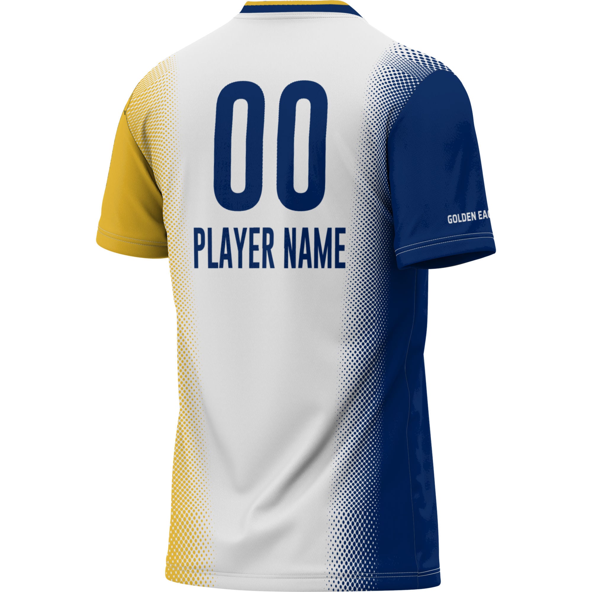 Marquette Golden Eagles Unisex Lightweight Women's Soccer Jersey White - back view