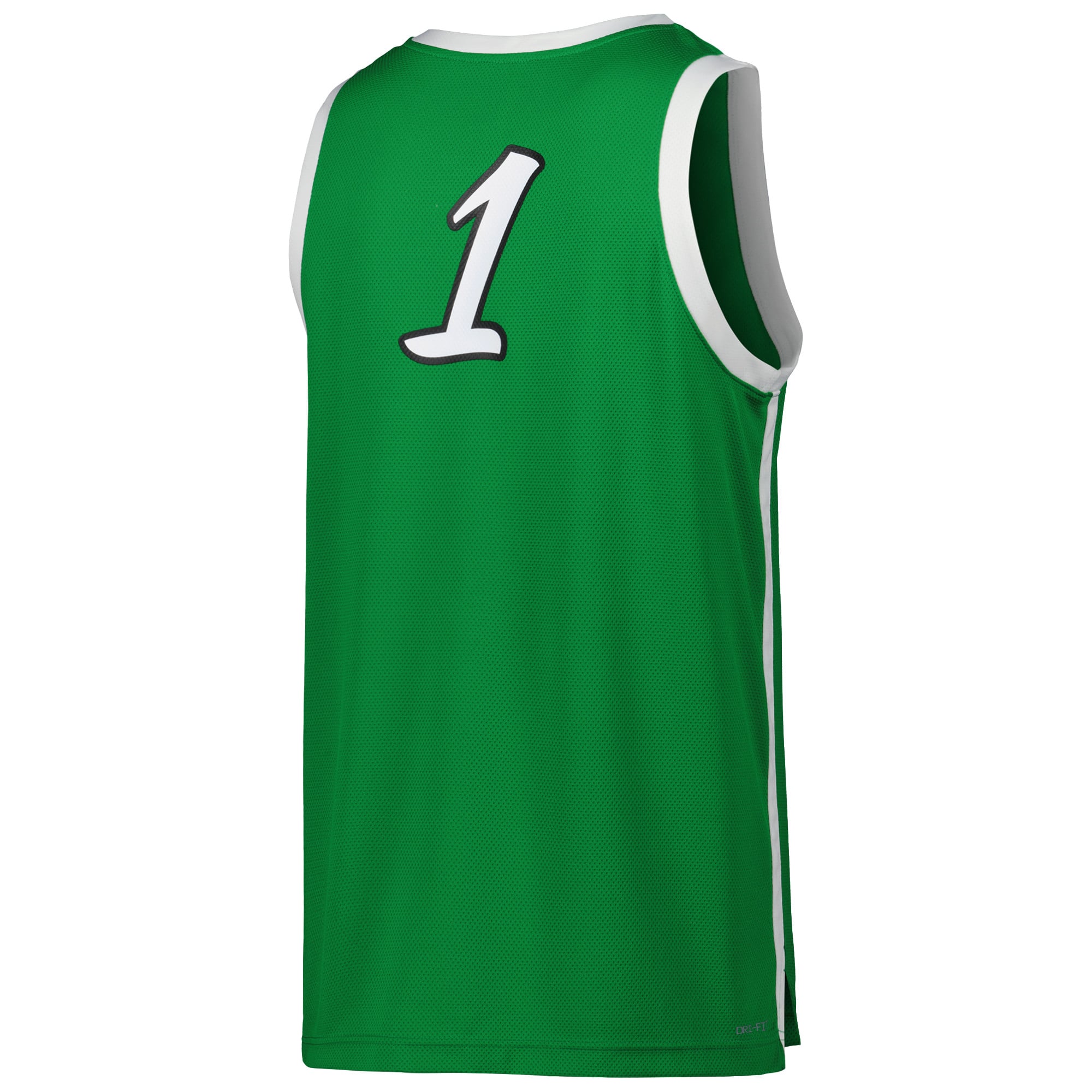 #1 Marshall Thundering Herd Basketball Jersey Kelly Green - back view