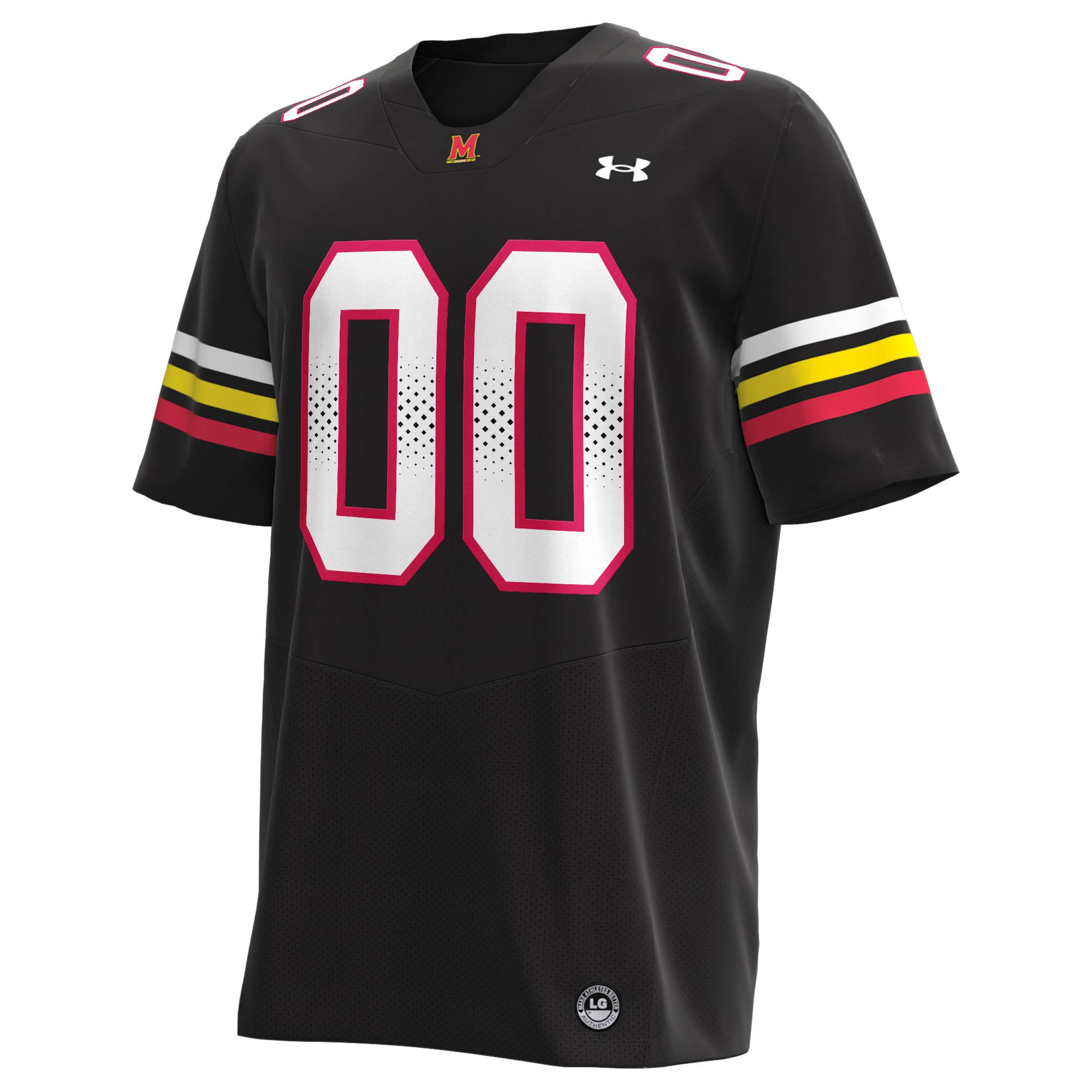 Maryland Terrapins Alternate Football Jersey Black - front view
