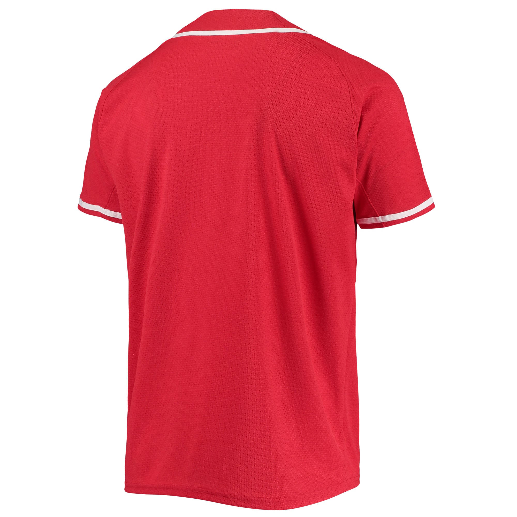 Maryland Terrapins Baseball Jersey Red - back view