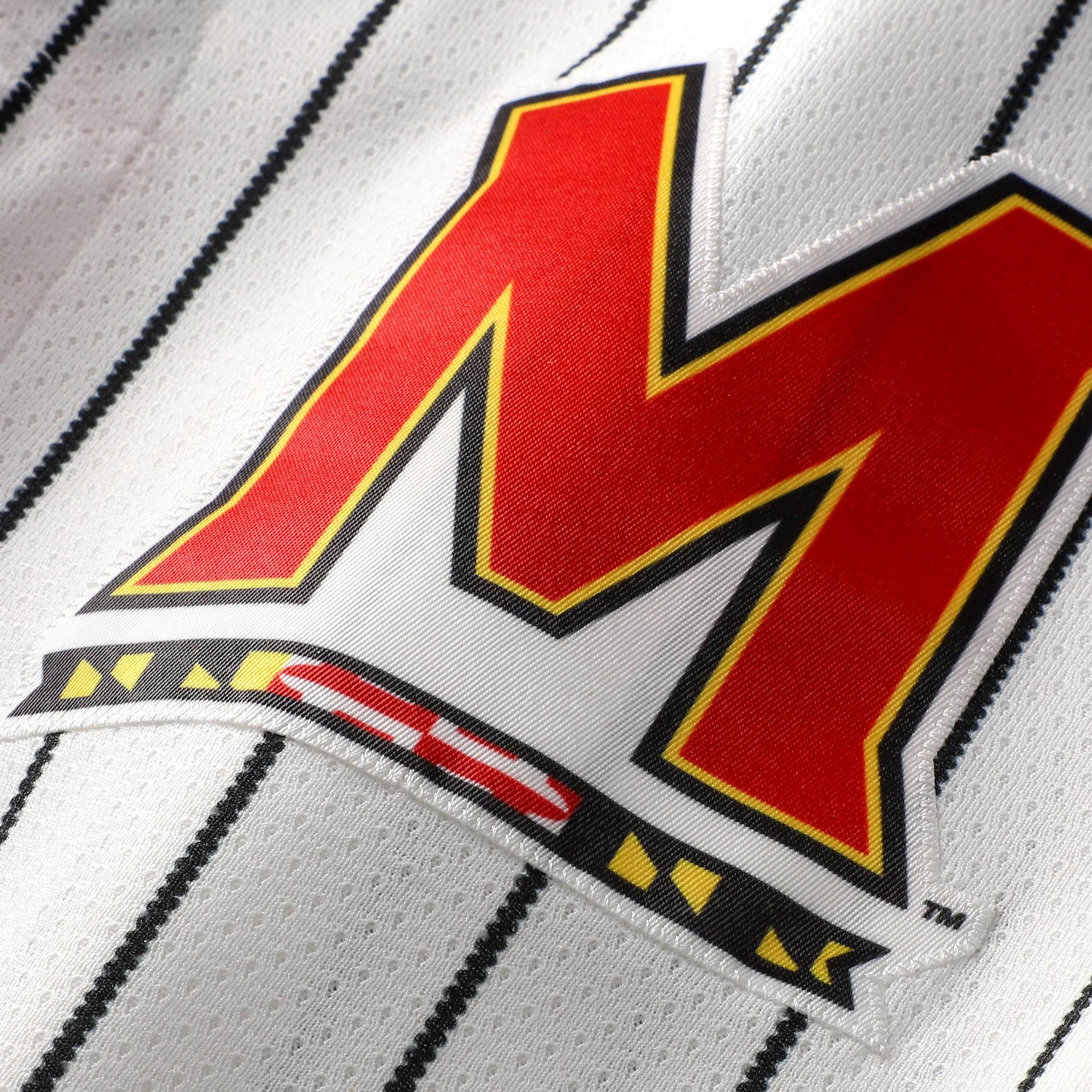 Maryland Terrapins Baseball Jersey White - back view