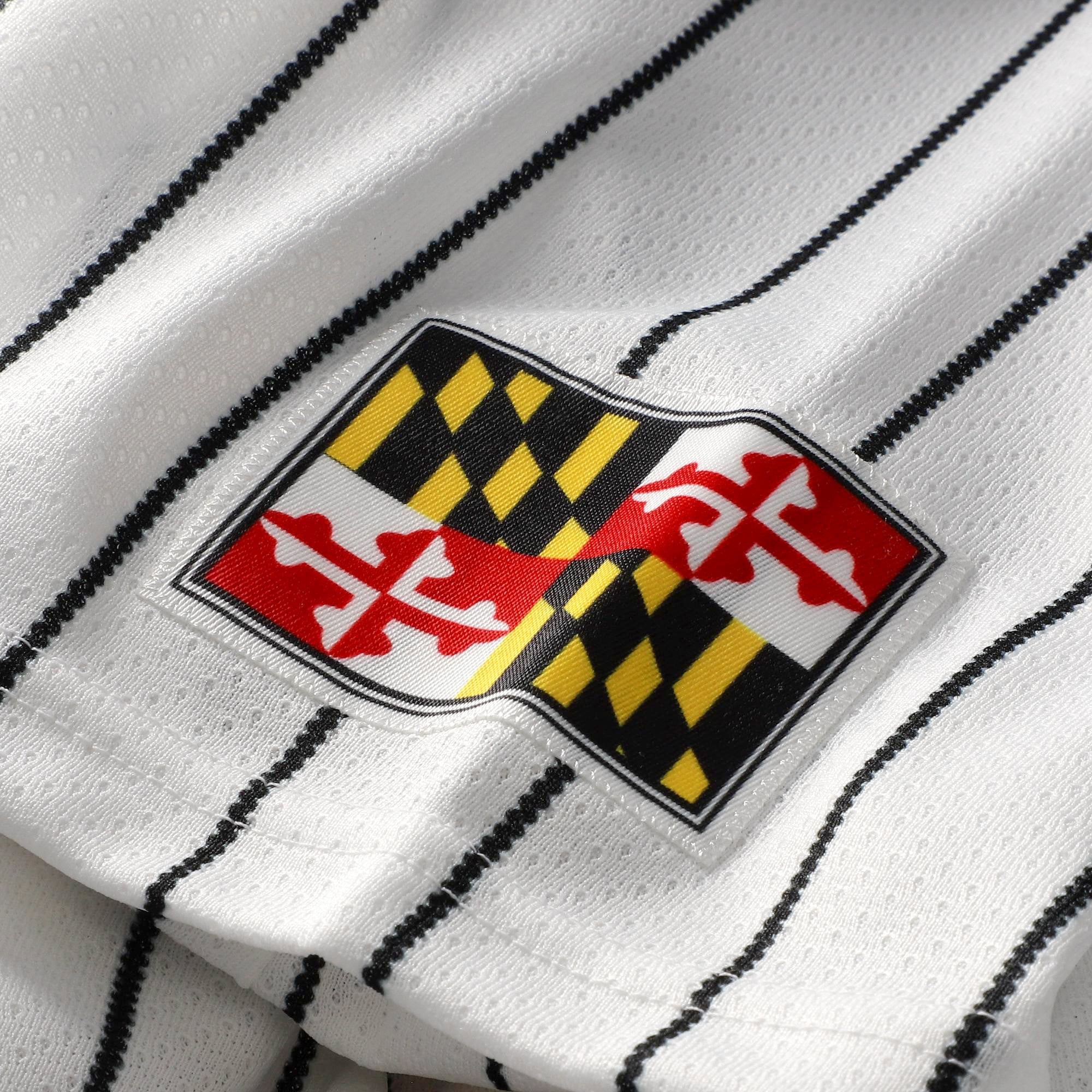 Maryland Terrapins Baseball Jersey White - detail view 1