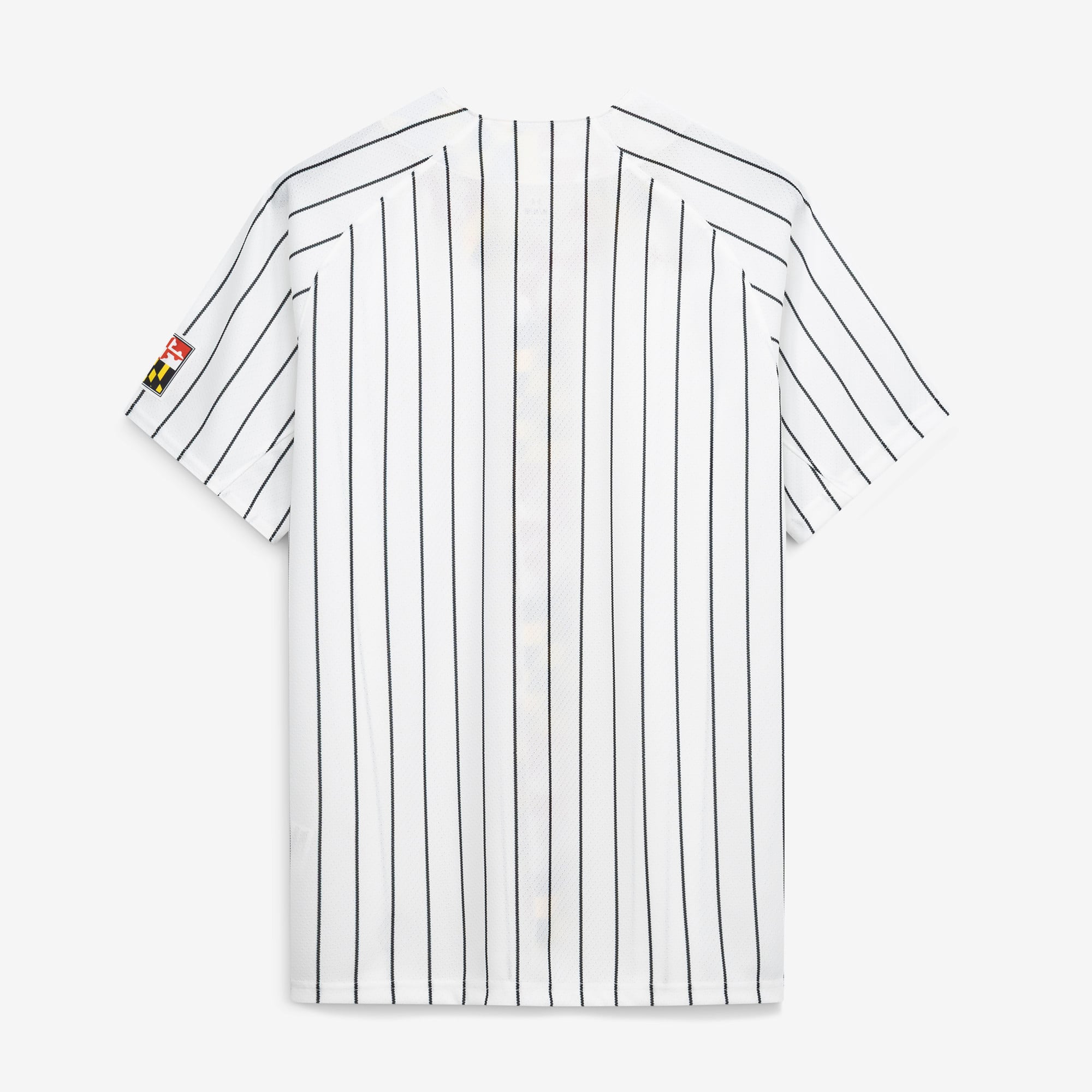 Maryland Terrapins Baseball Jersey White - front view