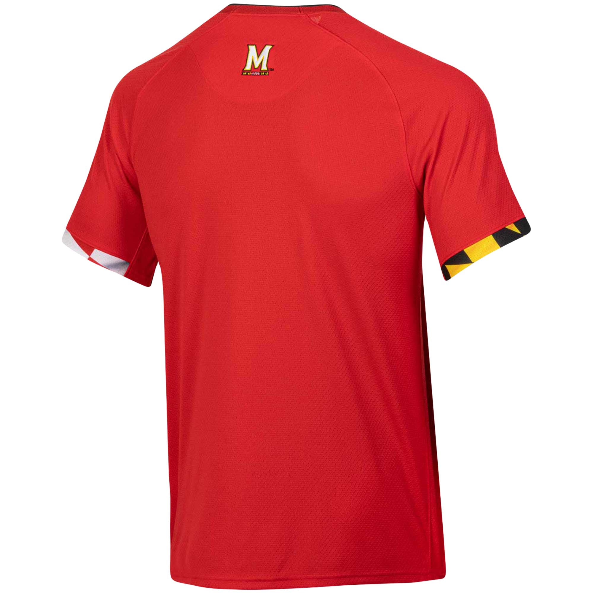 Maryland Terrapins Softball V-Neck Jersey Red - back view