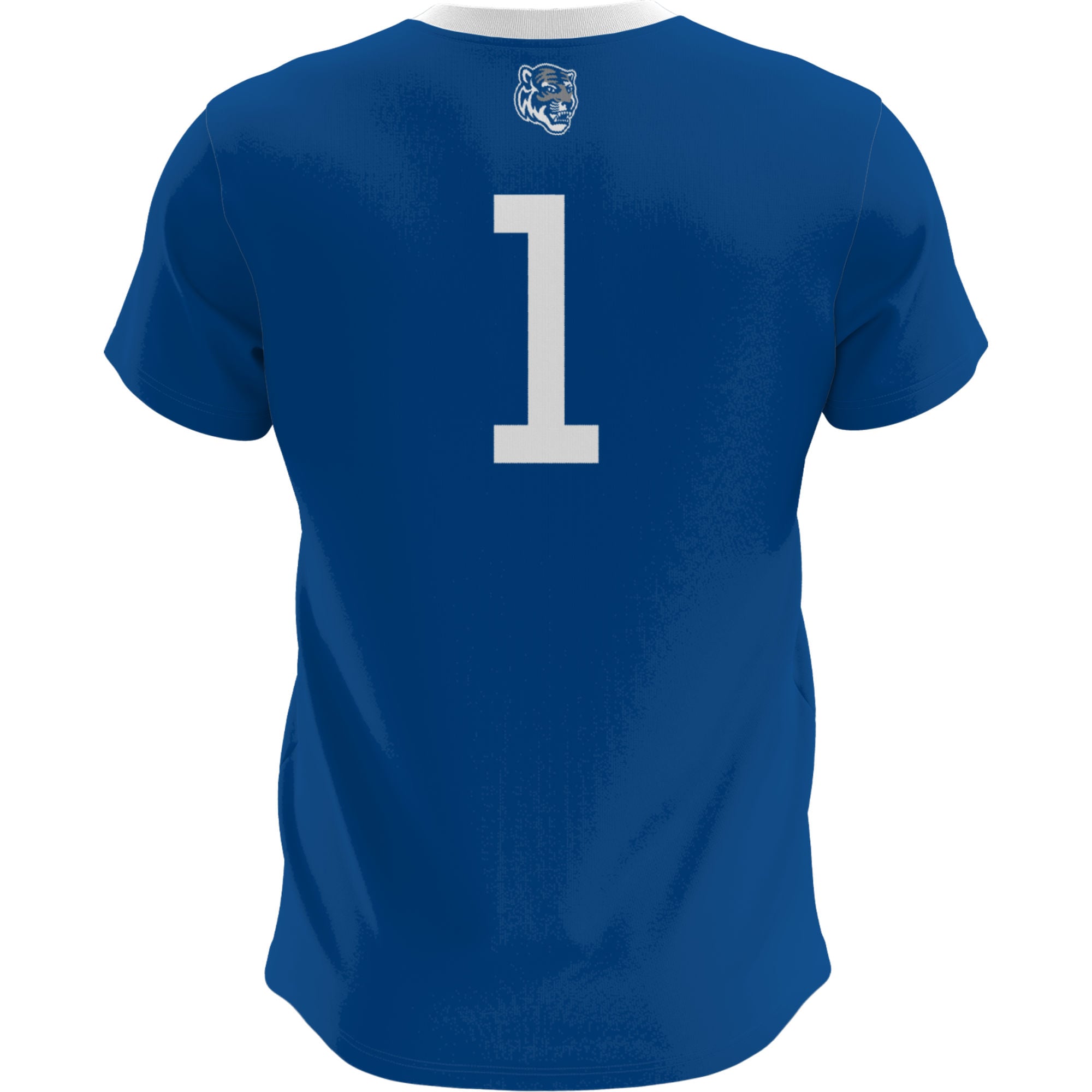 Memphis Tigers Youth Lightweight Soccer Fashion Jersey Royal - back view
