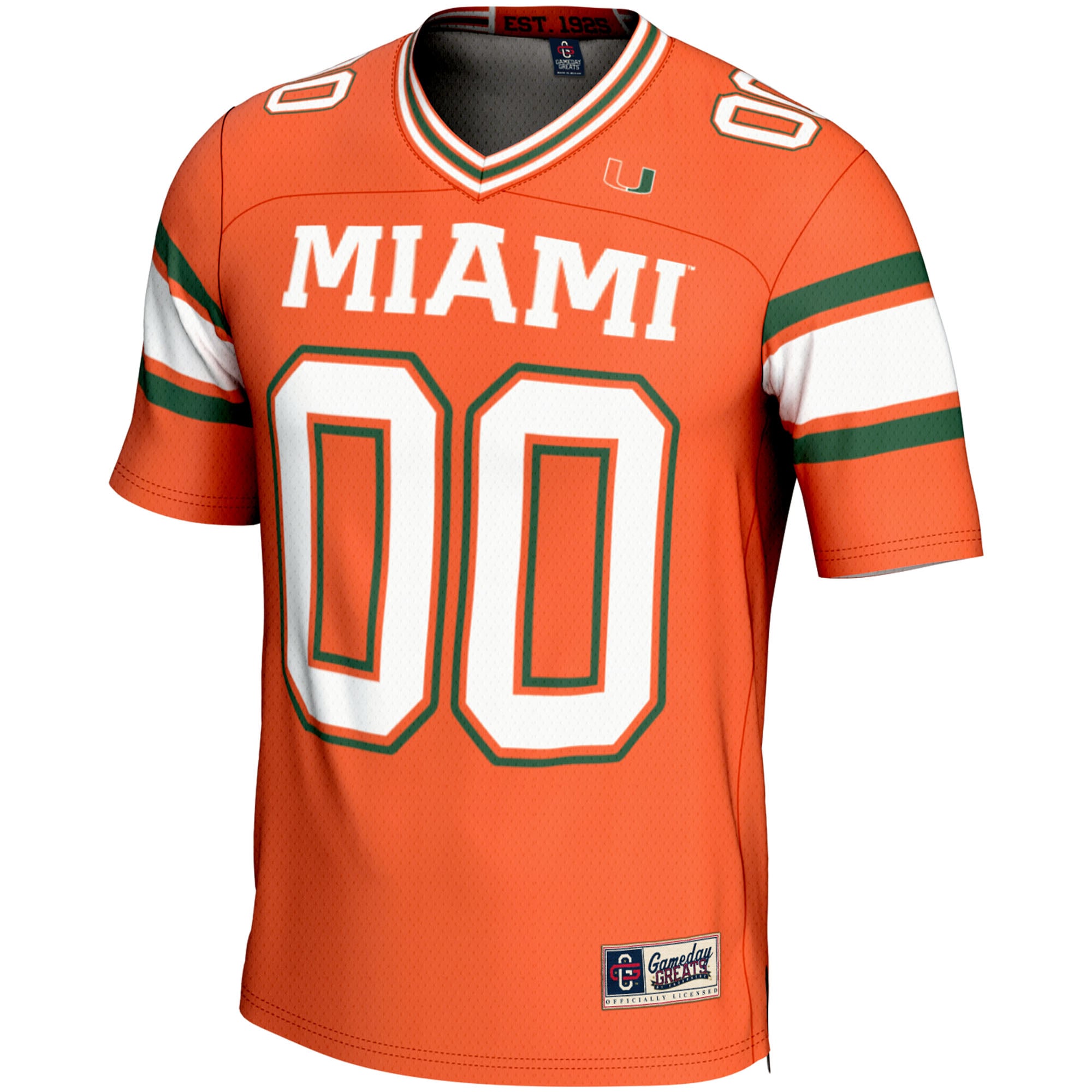 Miami Hurricanes Football Jersey Orange - front view