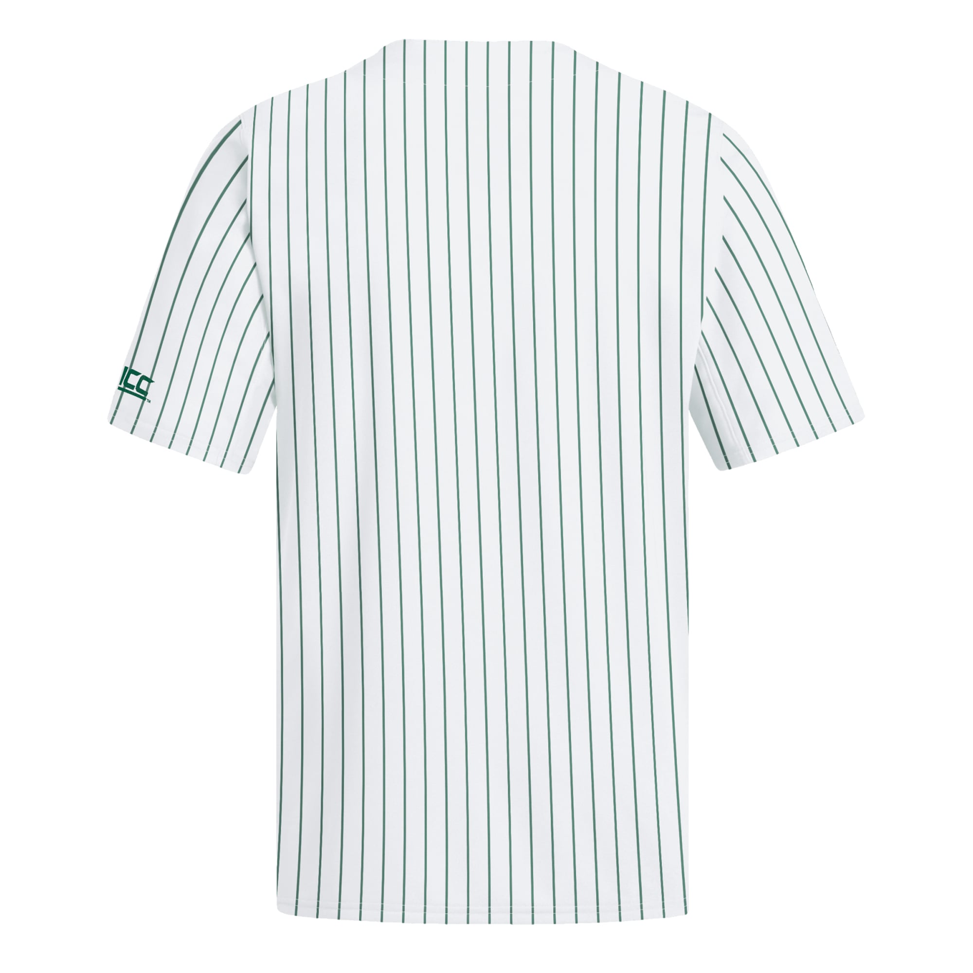 Miami Hurricanes Home Baseball Jersey White - back view
