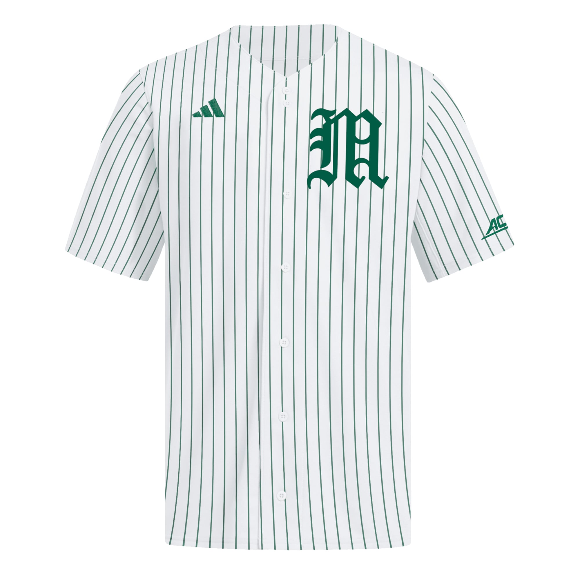 Miami Hurricanes Home Baseball Jersey White - front view