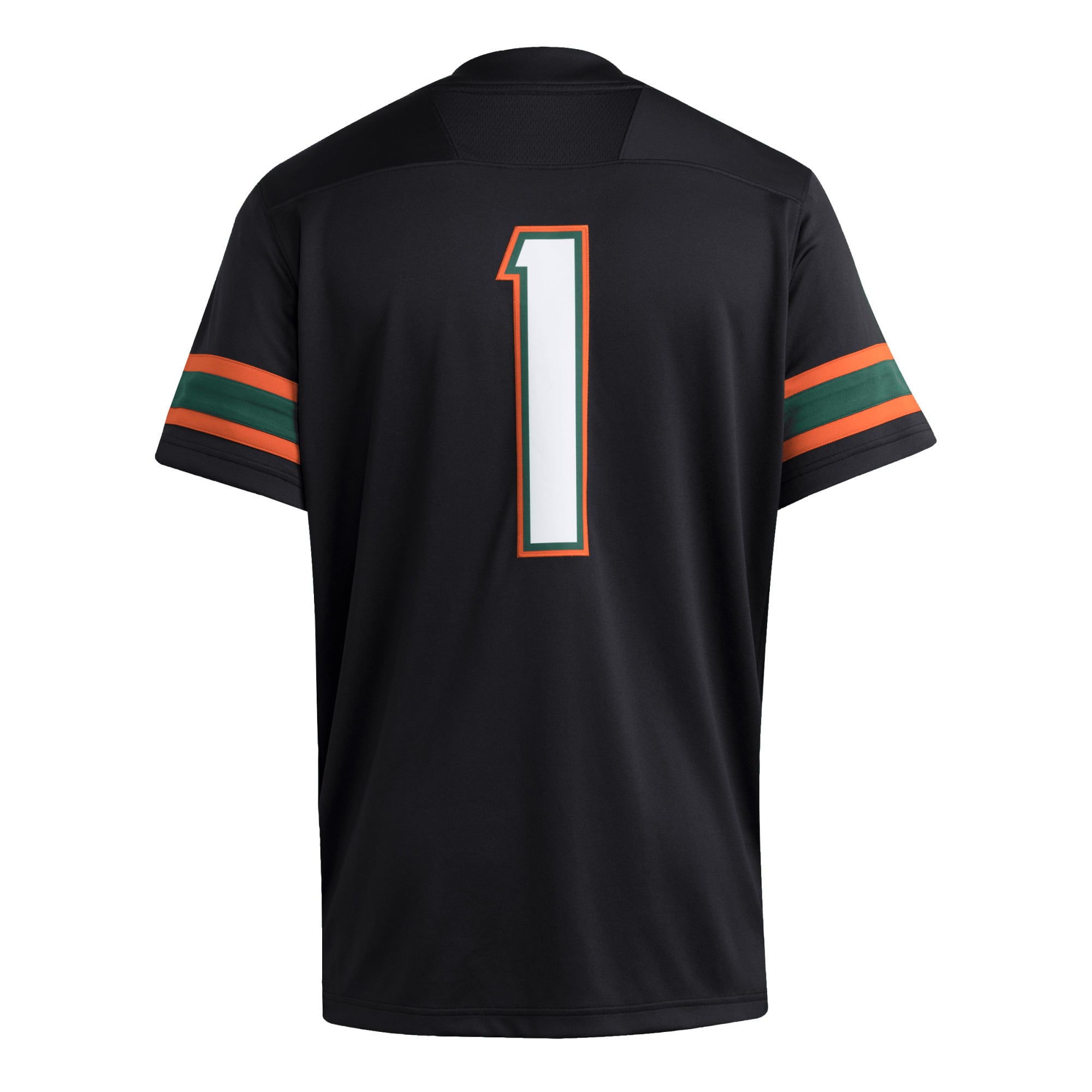 #1 Miami Hurricanes Jersey Black - detail view 1