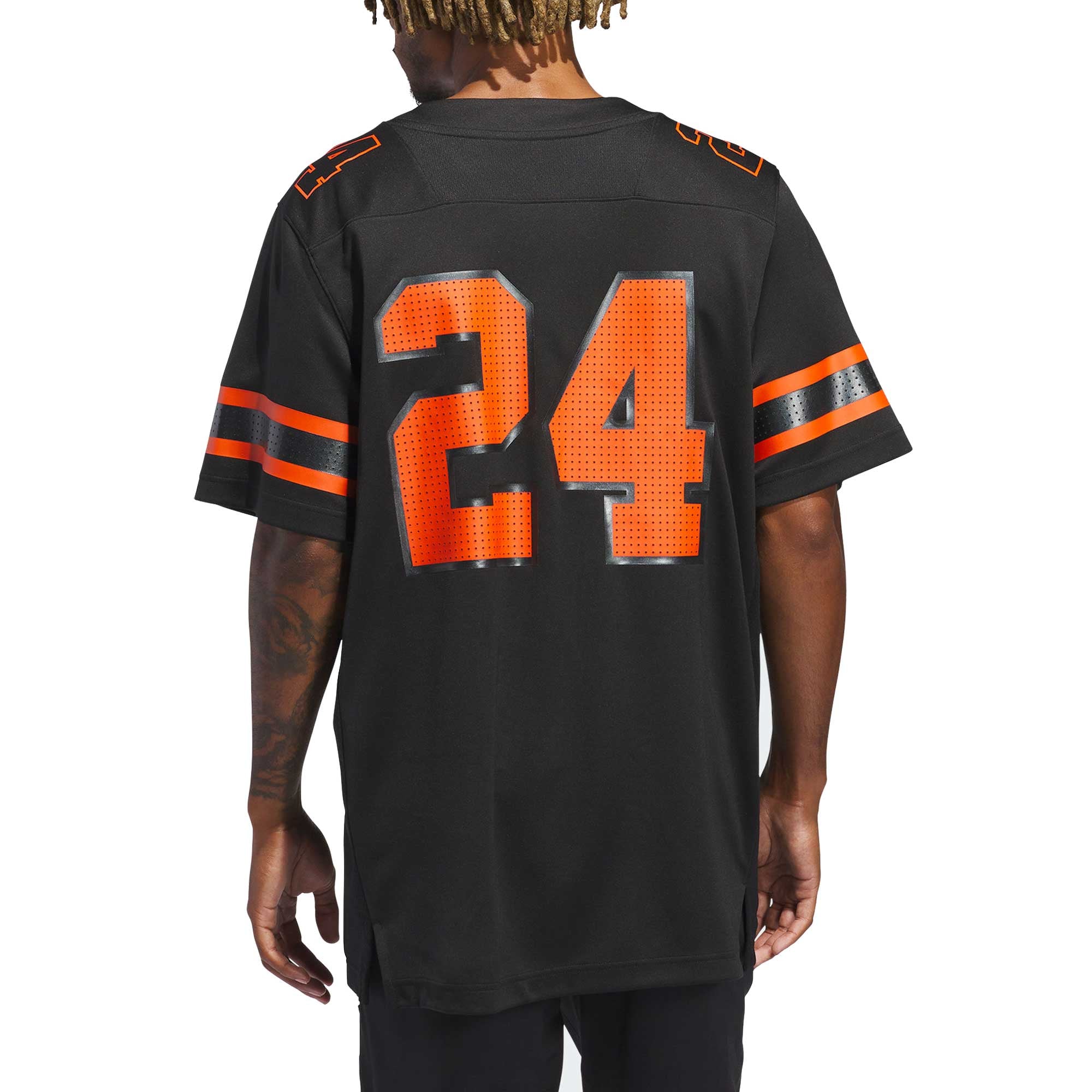 #24 Miami Hurricanes Strategy Jersey Black - detail view 1