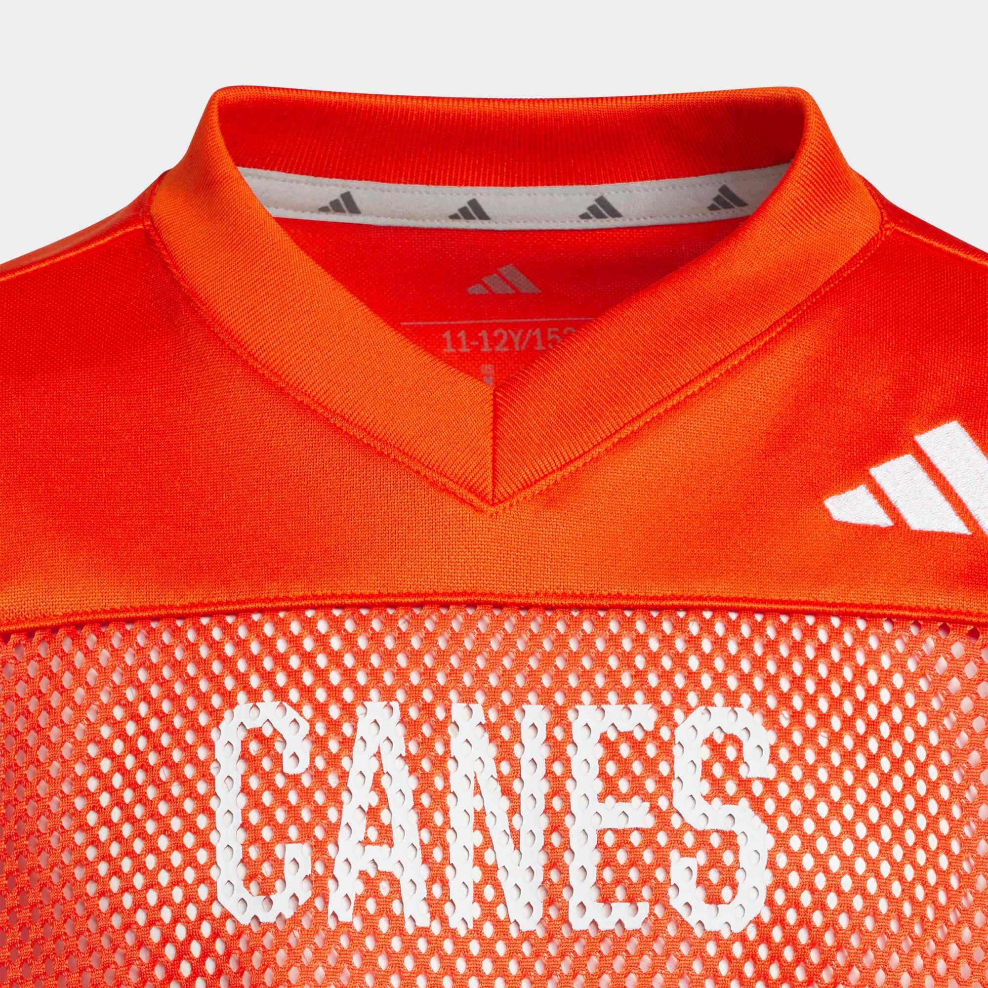 Miami Hurricanes Youth Tailgate Jersey Orange - back view