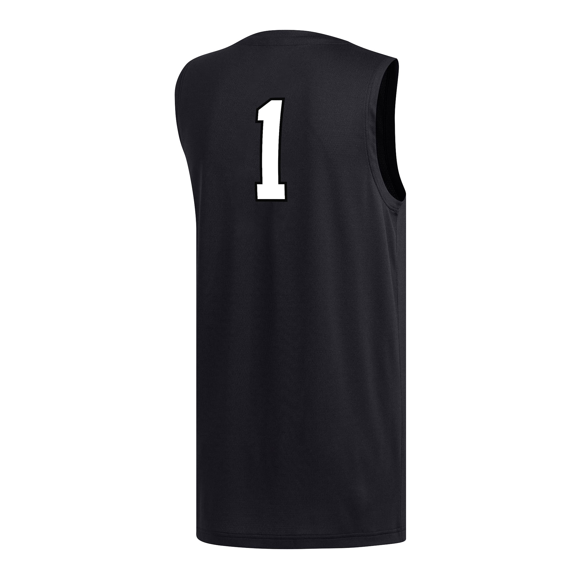 #1 Miami University RedHawks Basketball Jersey Black - back view