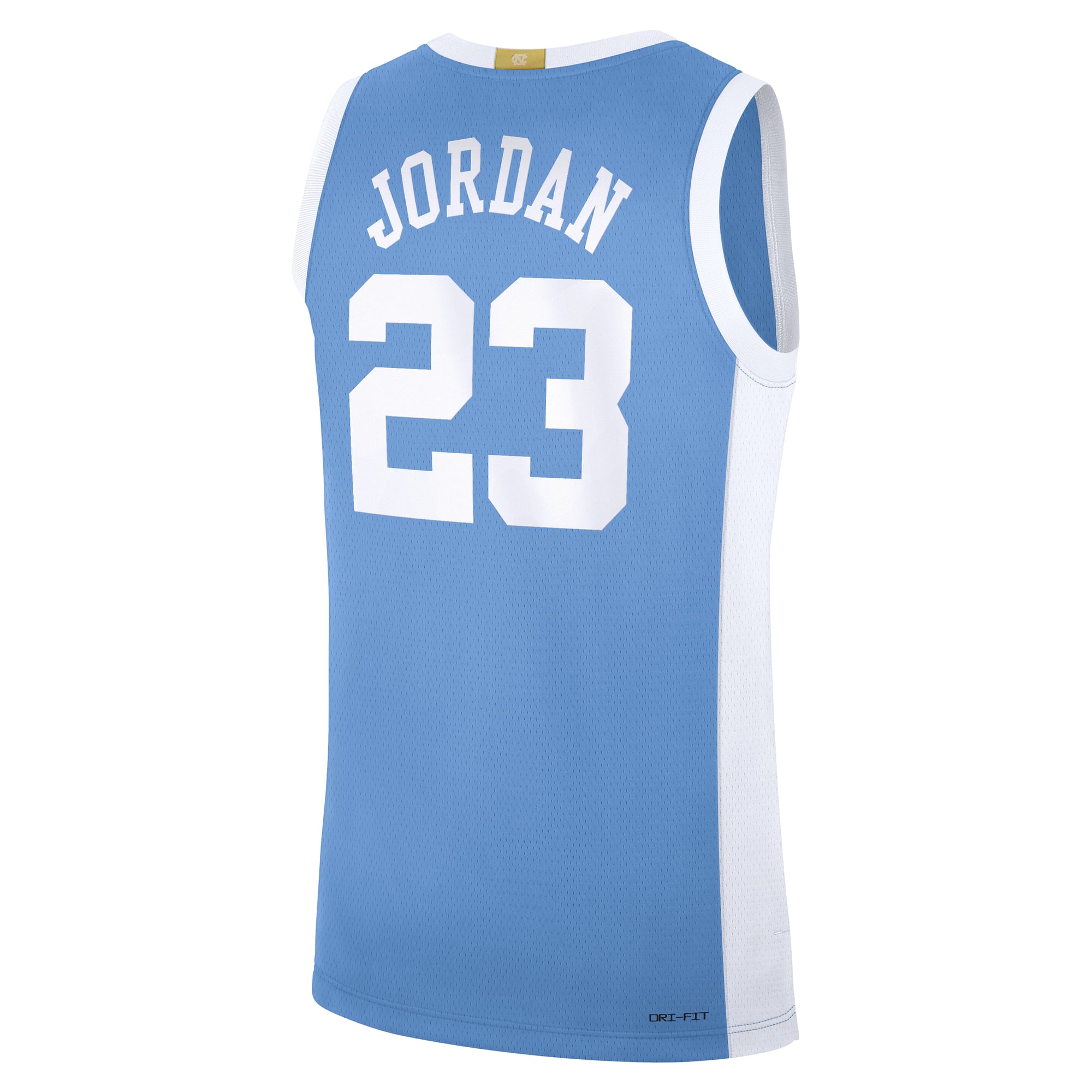 Michael Jordan North Carolina Tar Heels Road Basketball Jersey Carolina Blue - back view