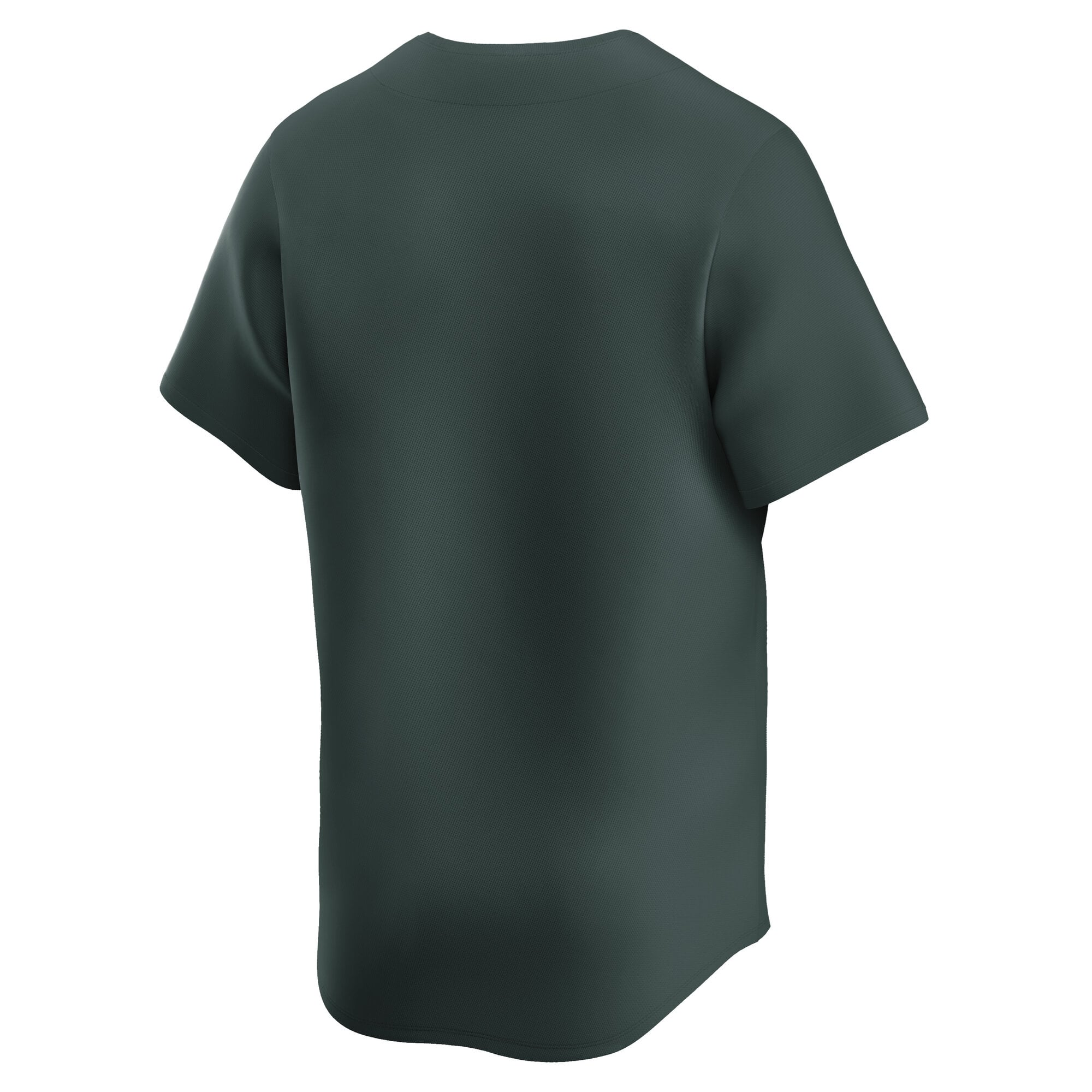 Michigan State Spartans Baseball Jersey Green - back view
