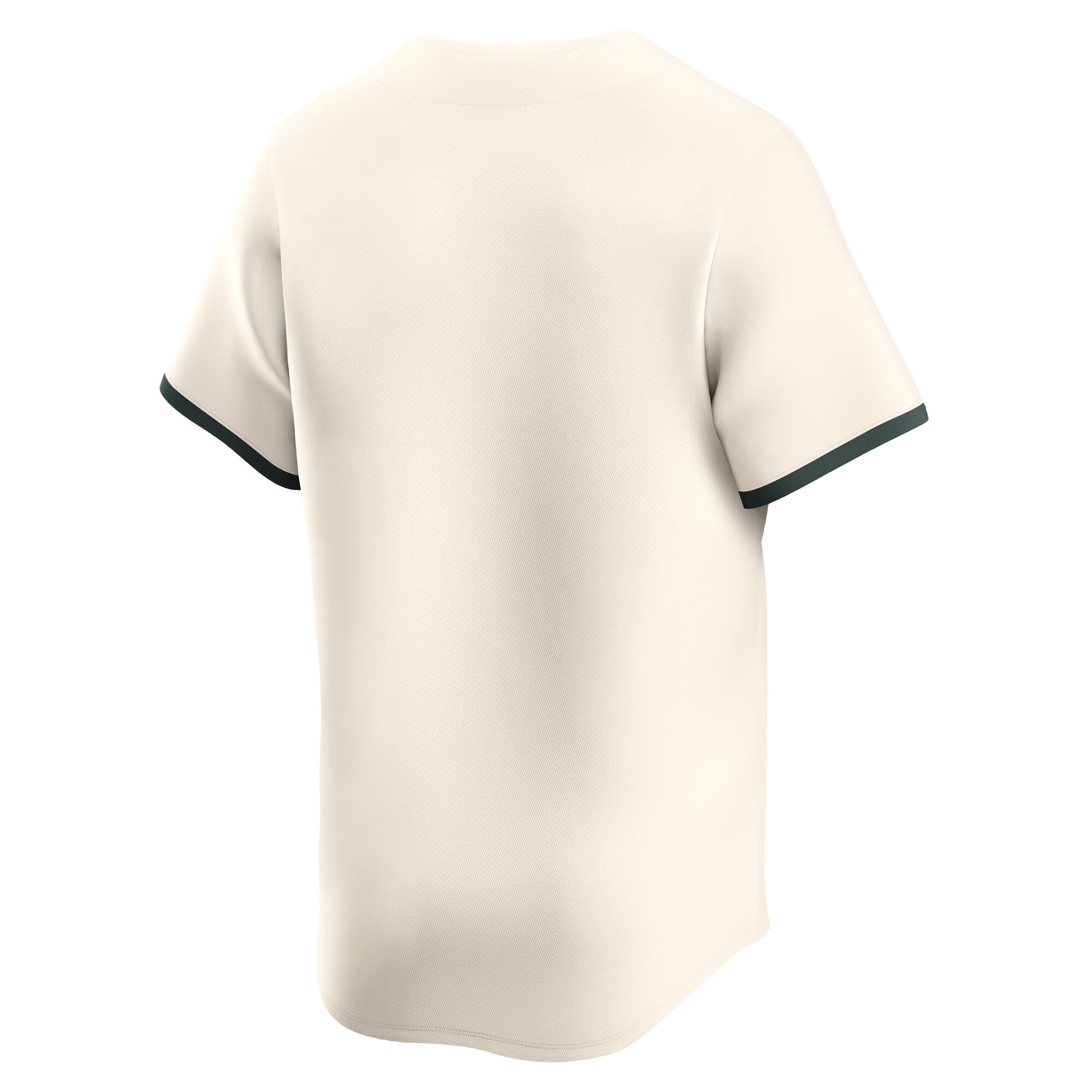Michigan State Spartans Baseball Jersey Natural - back view