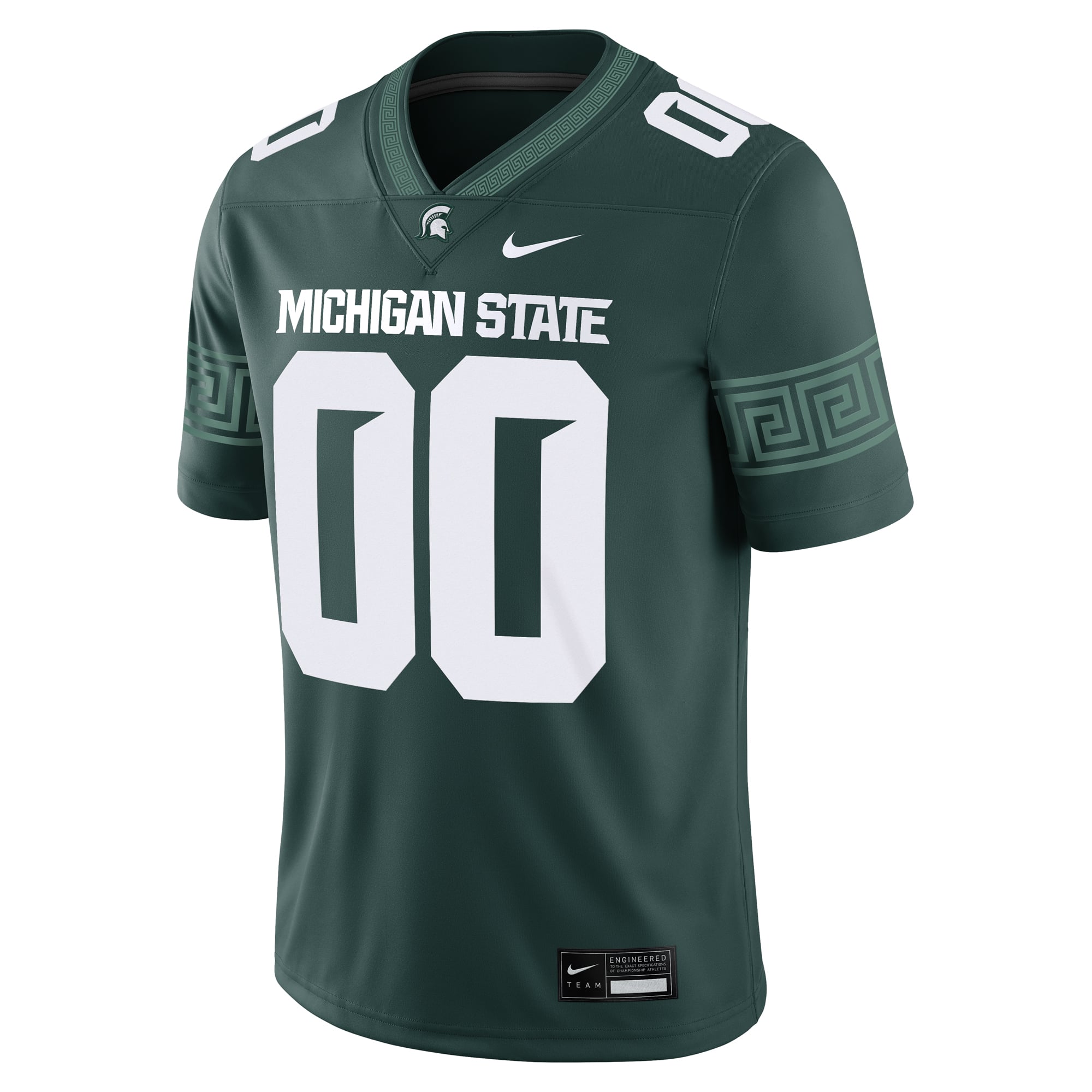 Michigan State Spartans Jersey Green - front view