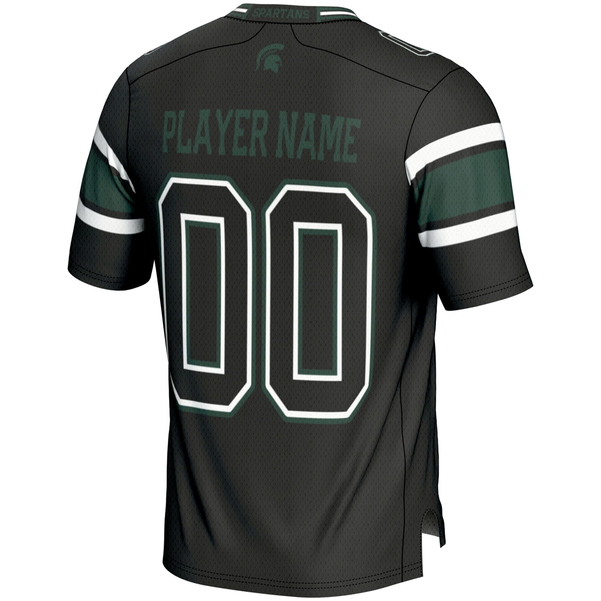 Michigan State Spartans Football Jersey Black - back view
