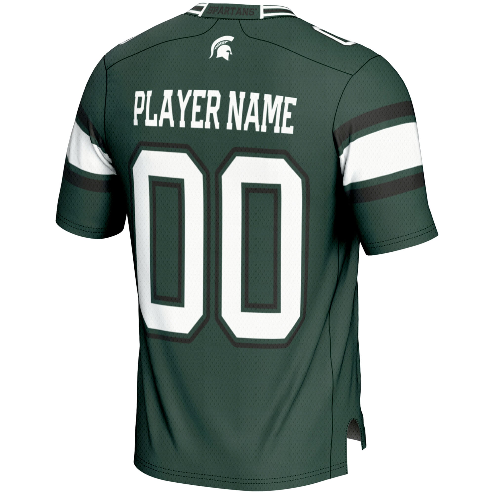 Michigan State Spartans Football Jersey Green - back view