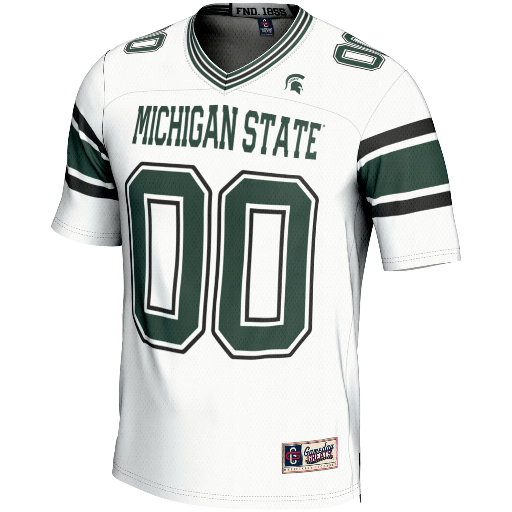 Michigan State Spartans Football Jersey White - front view