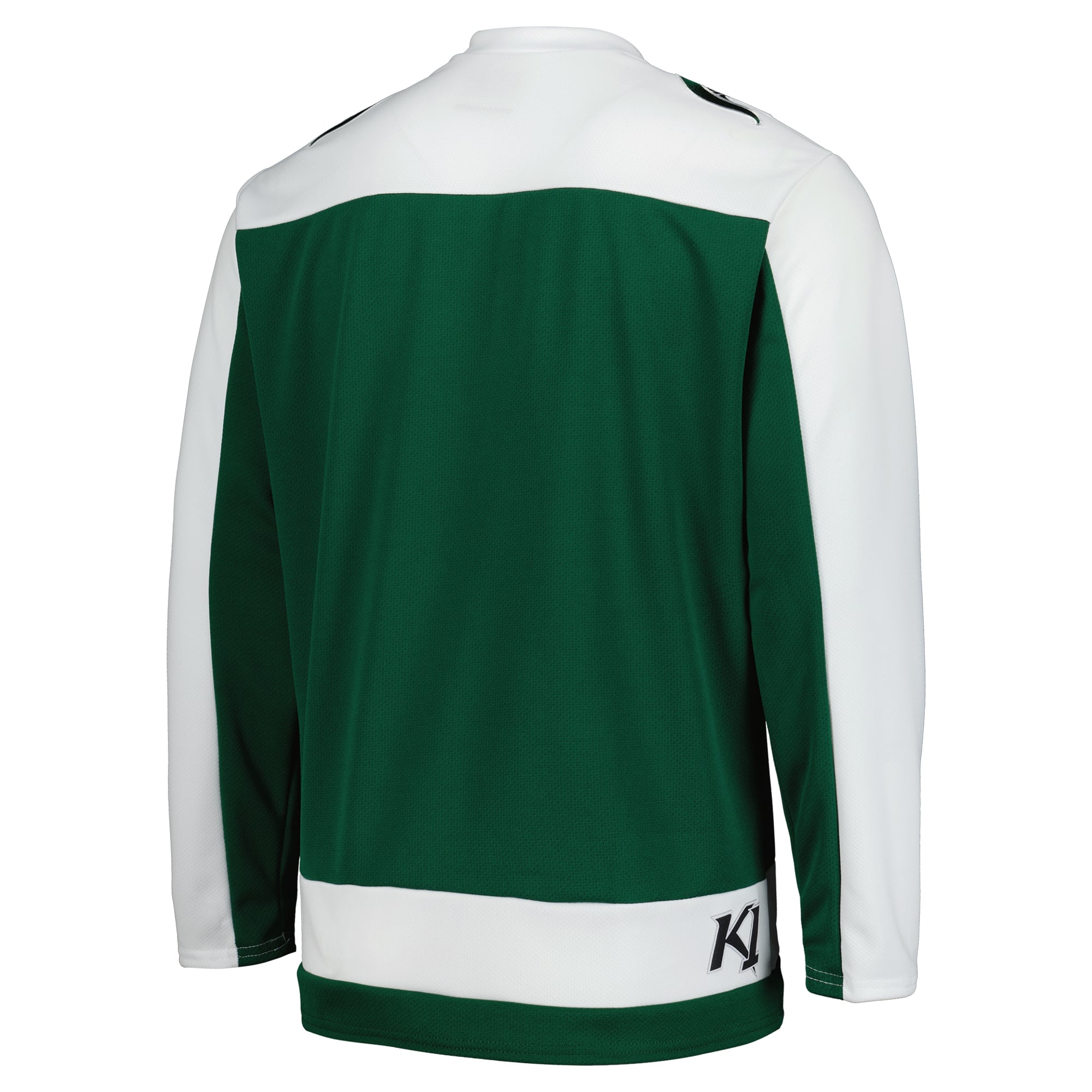 Michigan State Spartans Hockey Jersey Green - back view