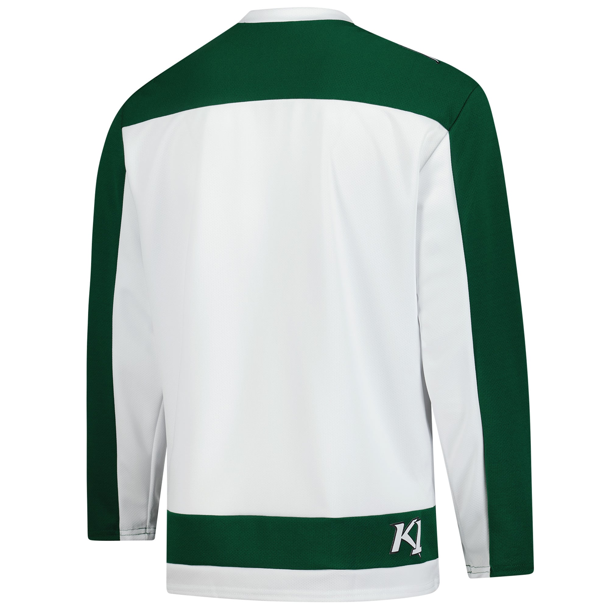 Michigan State Spartans Home Hockey Jersey White - back view