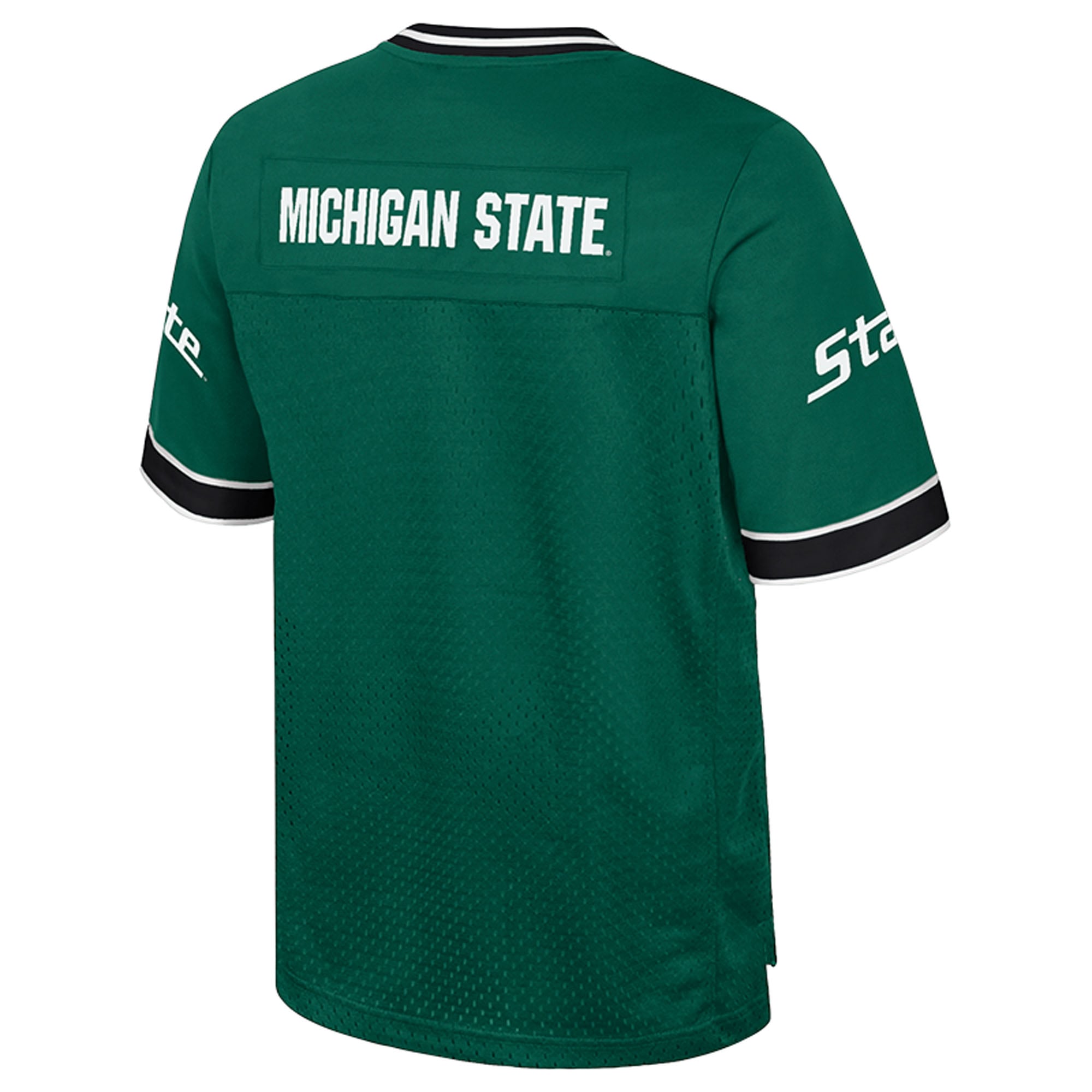 Michigan State Spartans Nothing But The Hits Football Jersey Green - back view