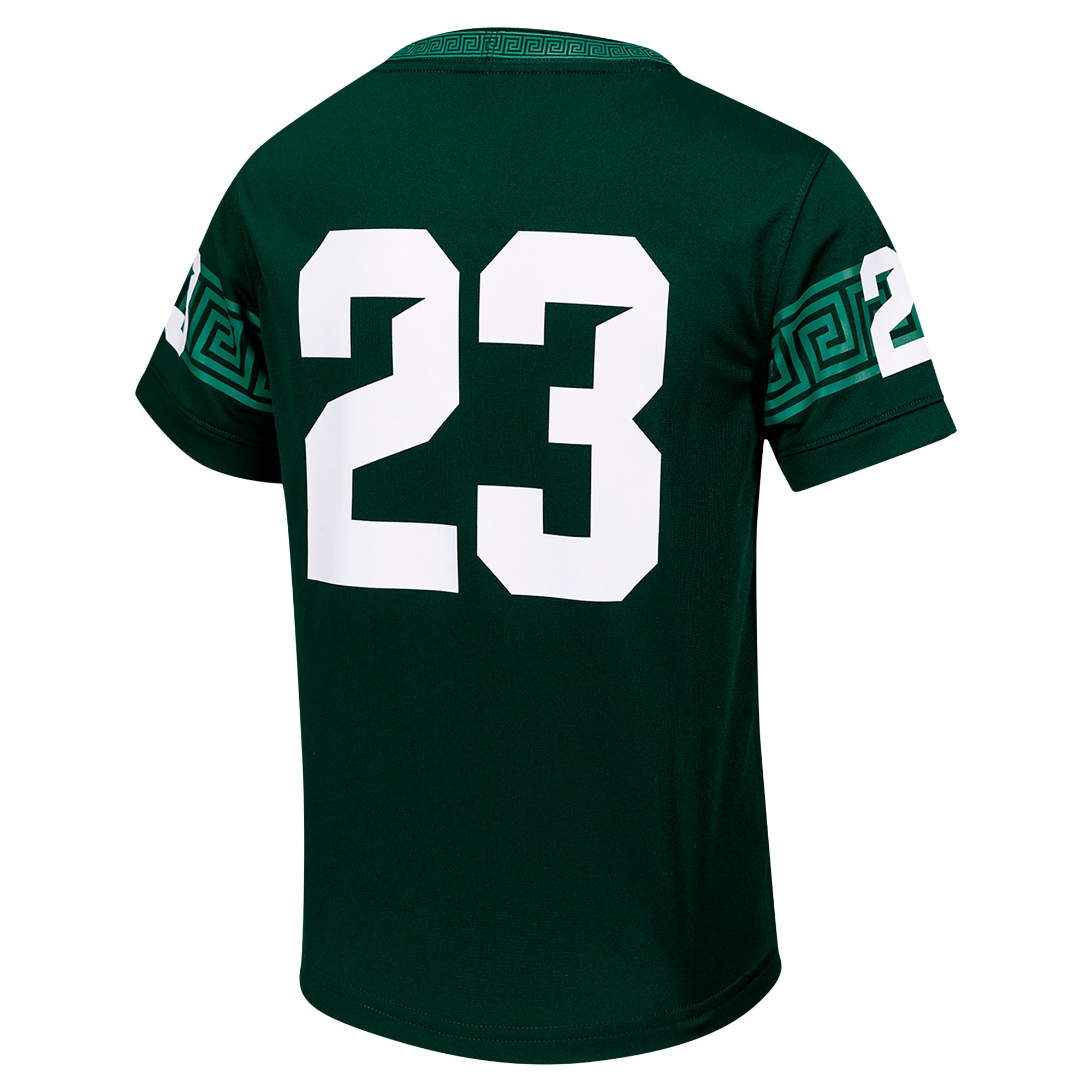 #23 Michigan State Spartans Preschool Football Jersey Green - back view