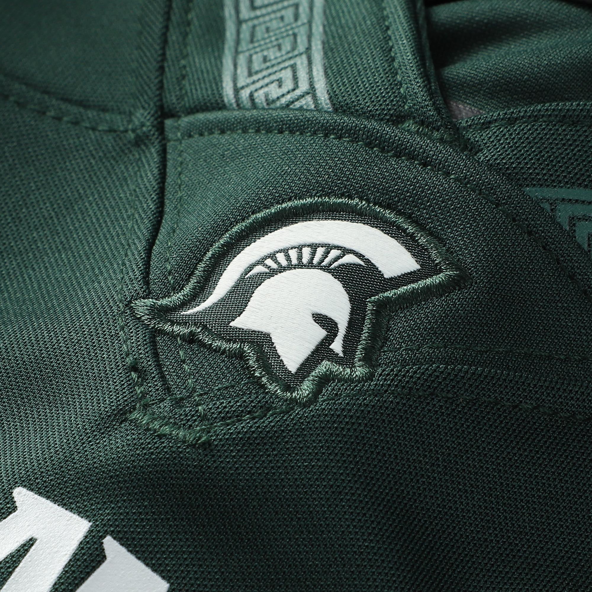 #1 Michigan State Spartans Preschool Jersey Green - back view