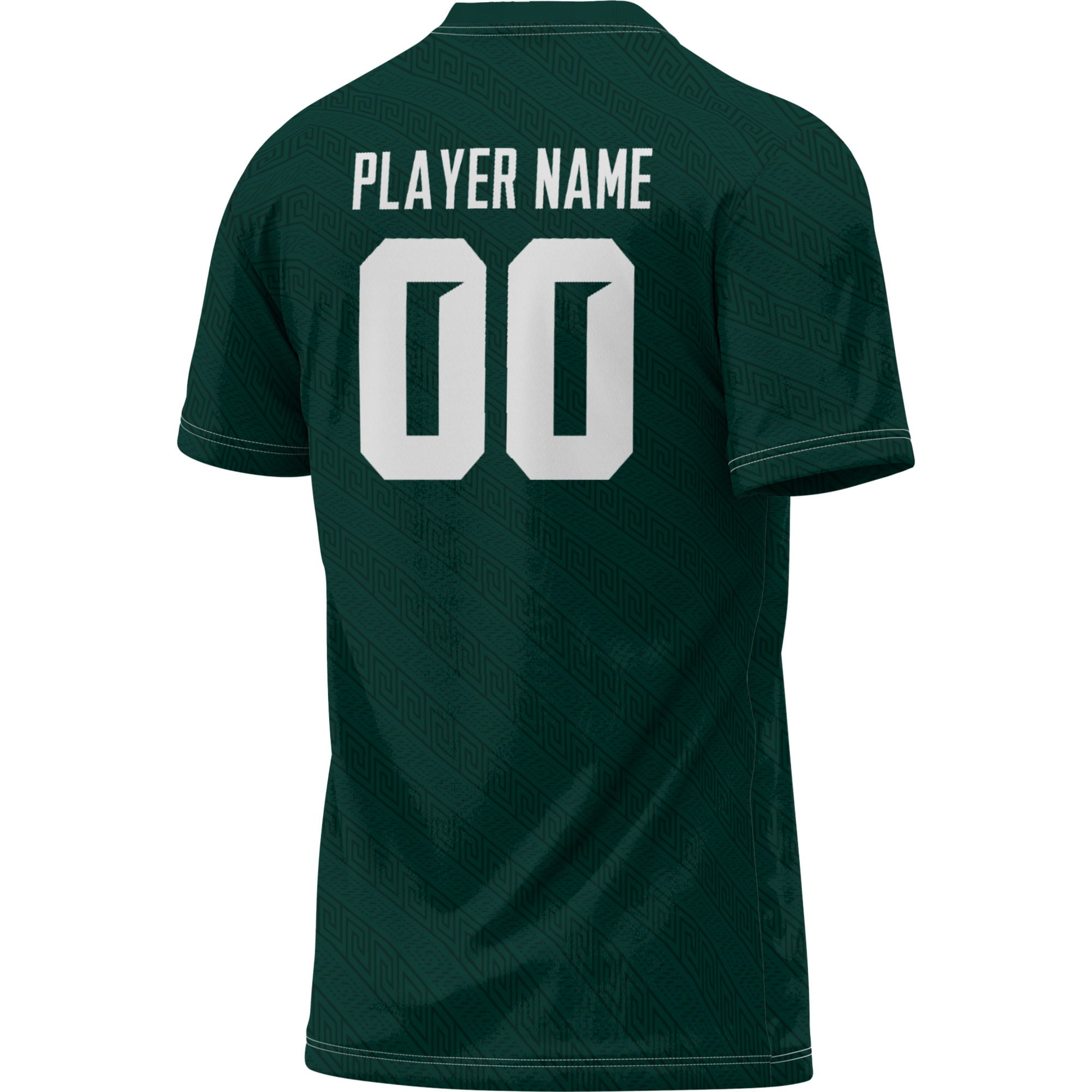 Michigan State Spartans Unisex Lightweight Women's Soccer Jersey Green - back view